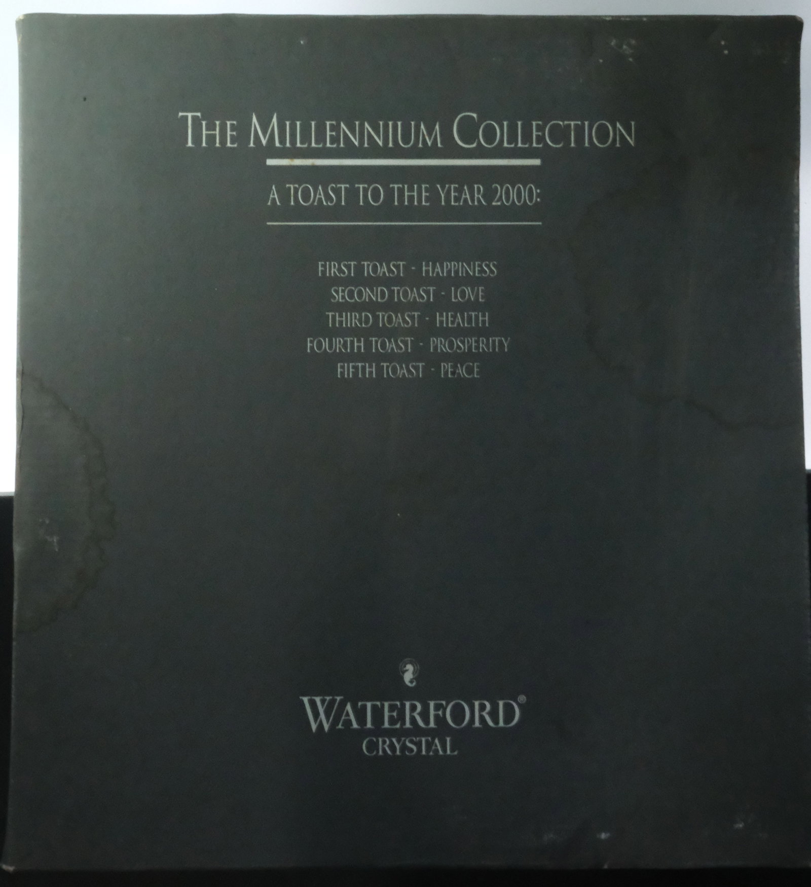 Waterford Crystal 'The Millennium Collection - A Toast to the Year 2000' Toasting Flutes (Pair) - 2