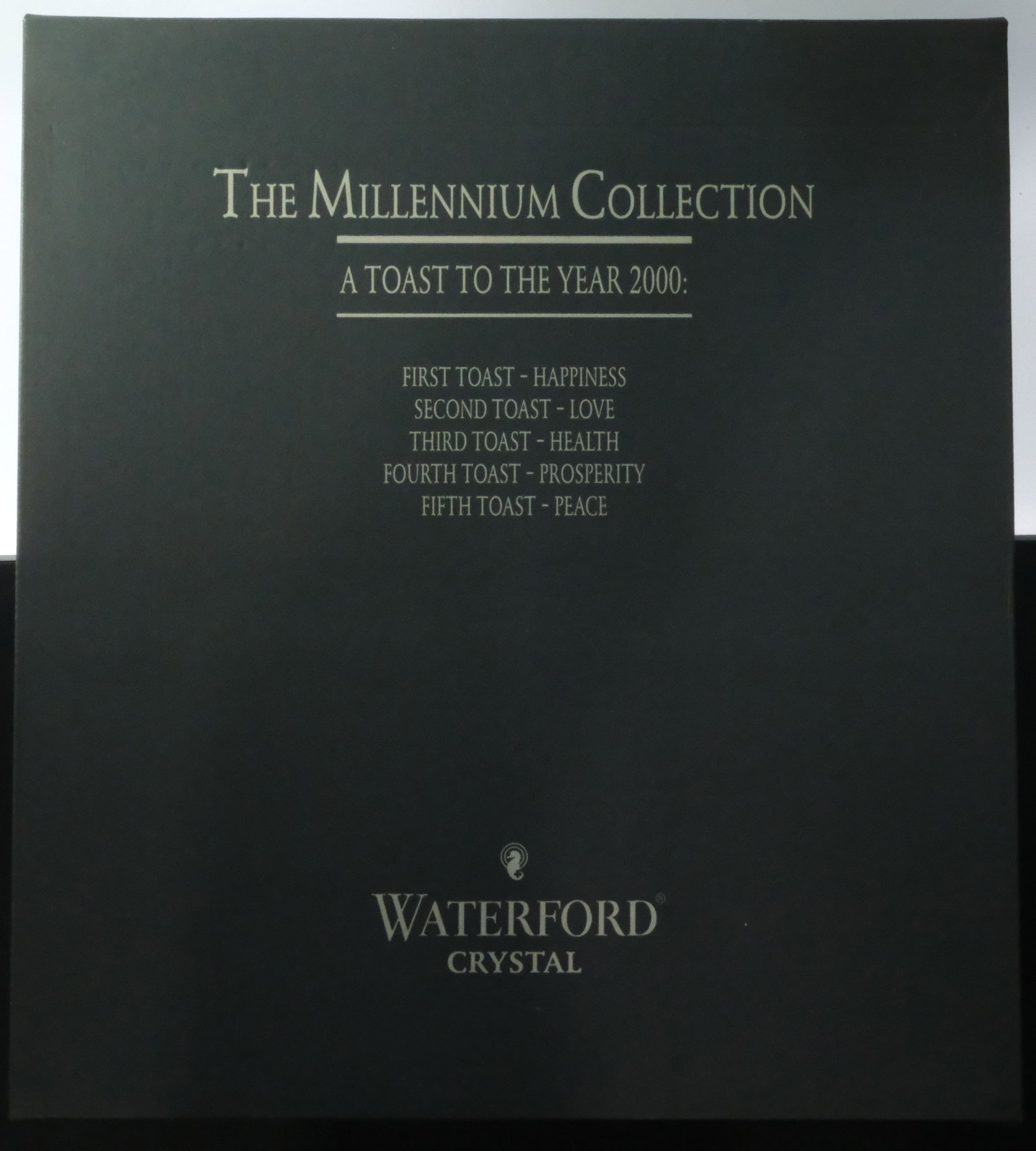 Waterford Crystal 'The Millennium Collection - A Toast to the Year 2000' Toasting Flutes (Pair) - 2