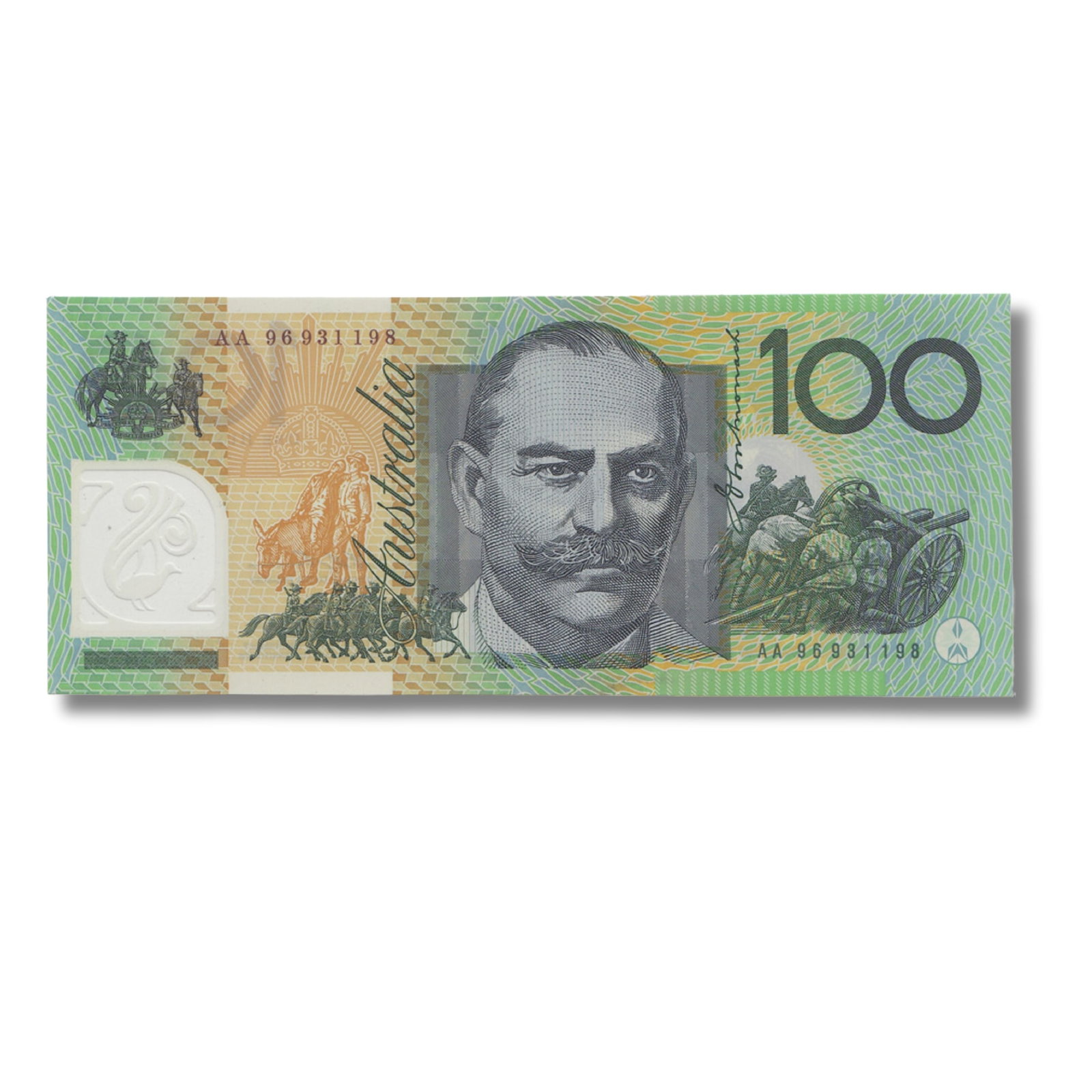 Australia 'Fraser - Evans' AA96 - First Prefix $100 (1996), Uncirculated: Renniks# 616F : Serial# AA96 931198 Medium Coins, Monies & Stamps Exhibited Paper Money, Australia & New Zealand
