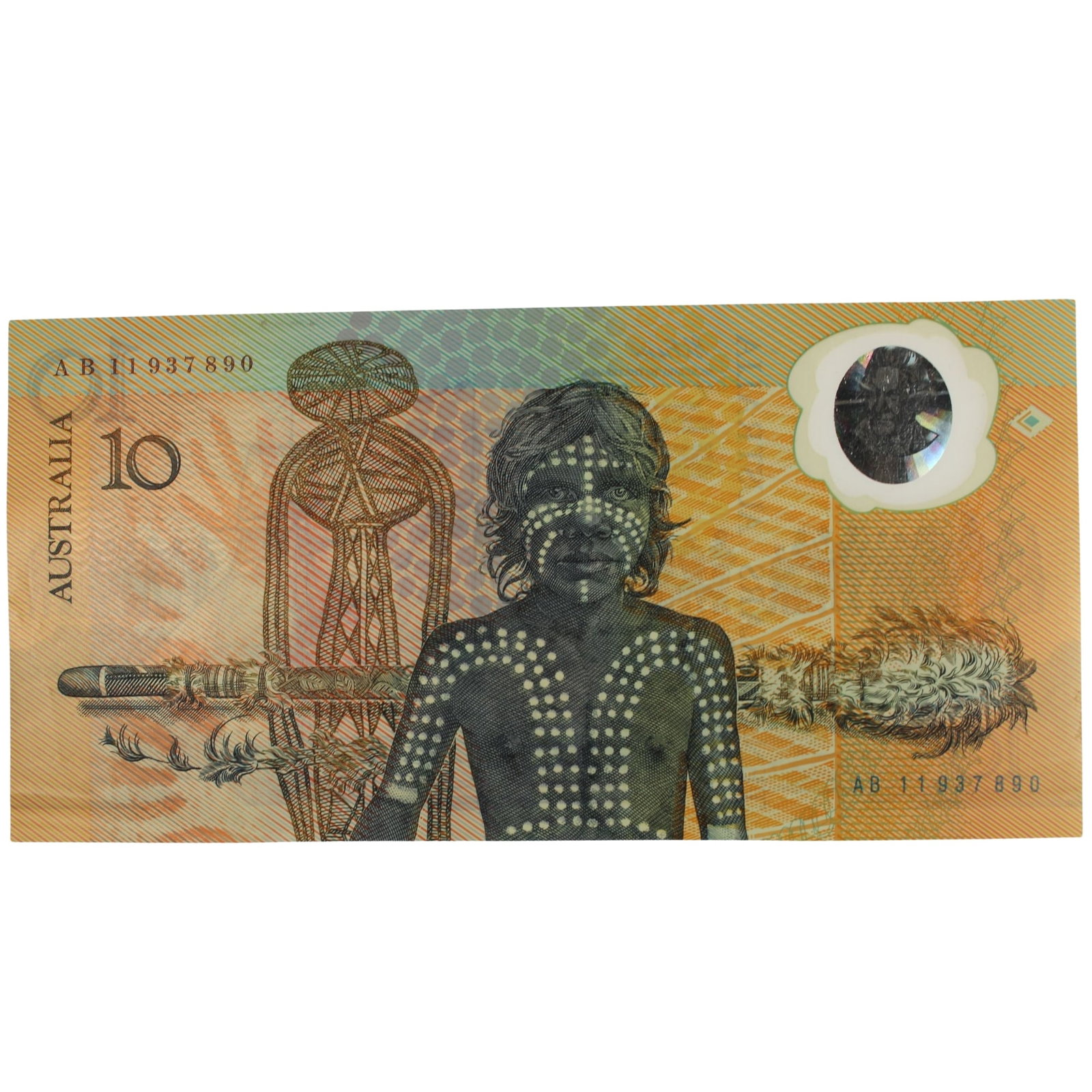Australia 'Johnston - Fraser' First issue 'Bicentennial' Polymer $10, Uncirculated: Renniks# 310a : Serial# AB11 937890 Medium Coins, Monies & Stamps