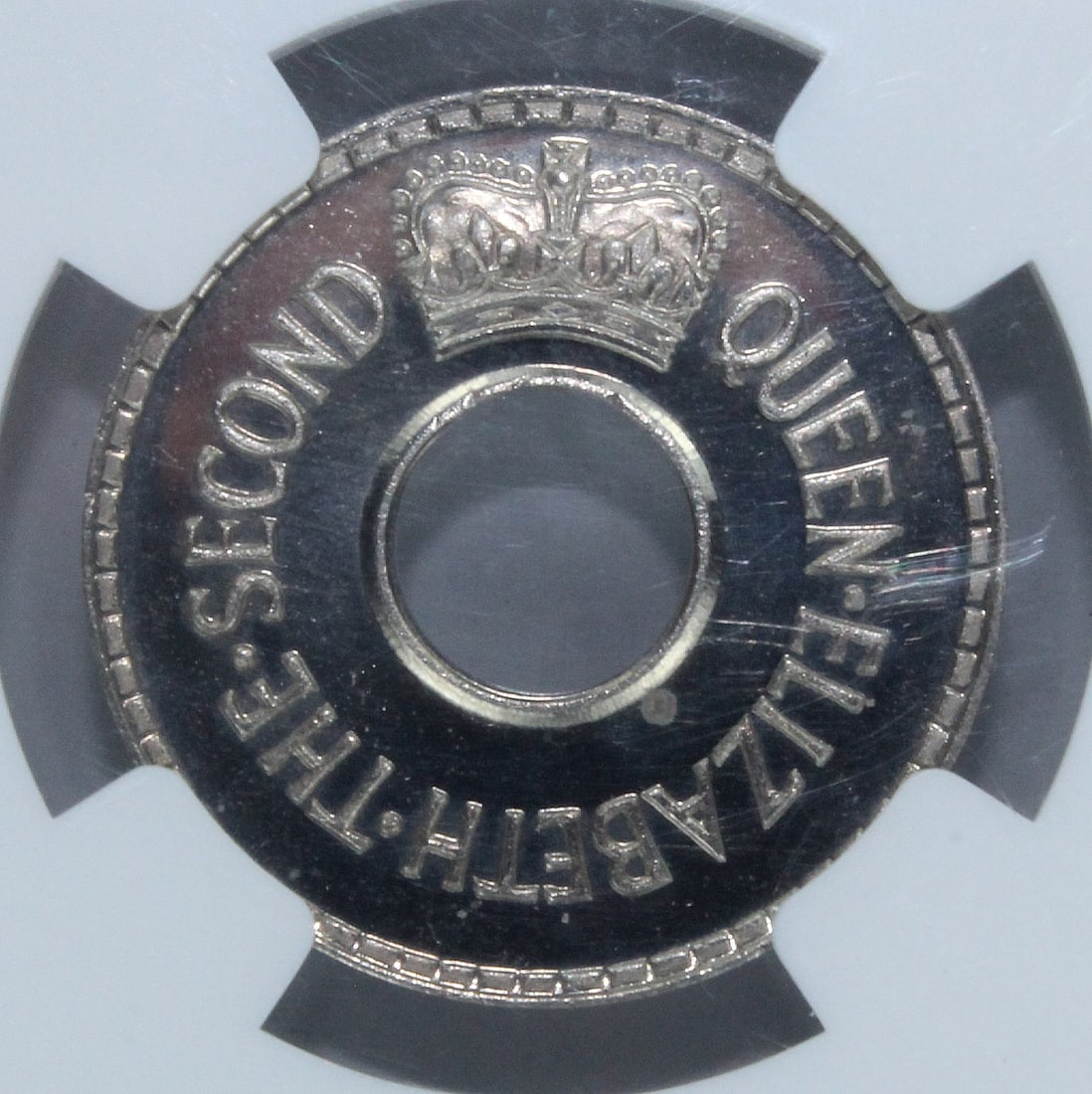 Fiji 1954 Cu-Ni Proof Halfpenny, NGC PF64 Cameo (1) - 2