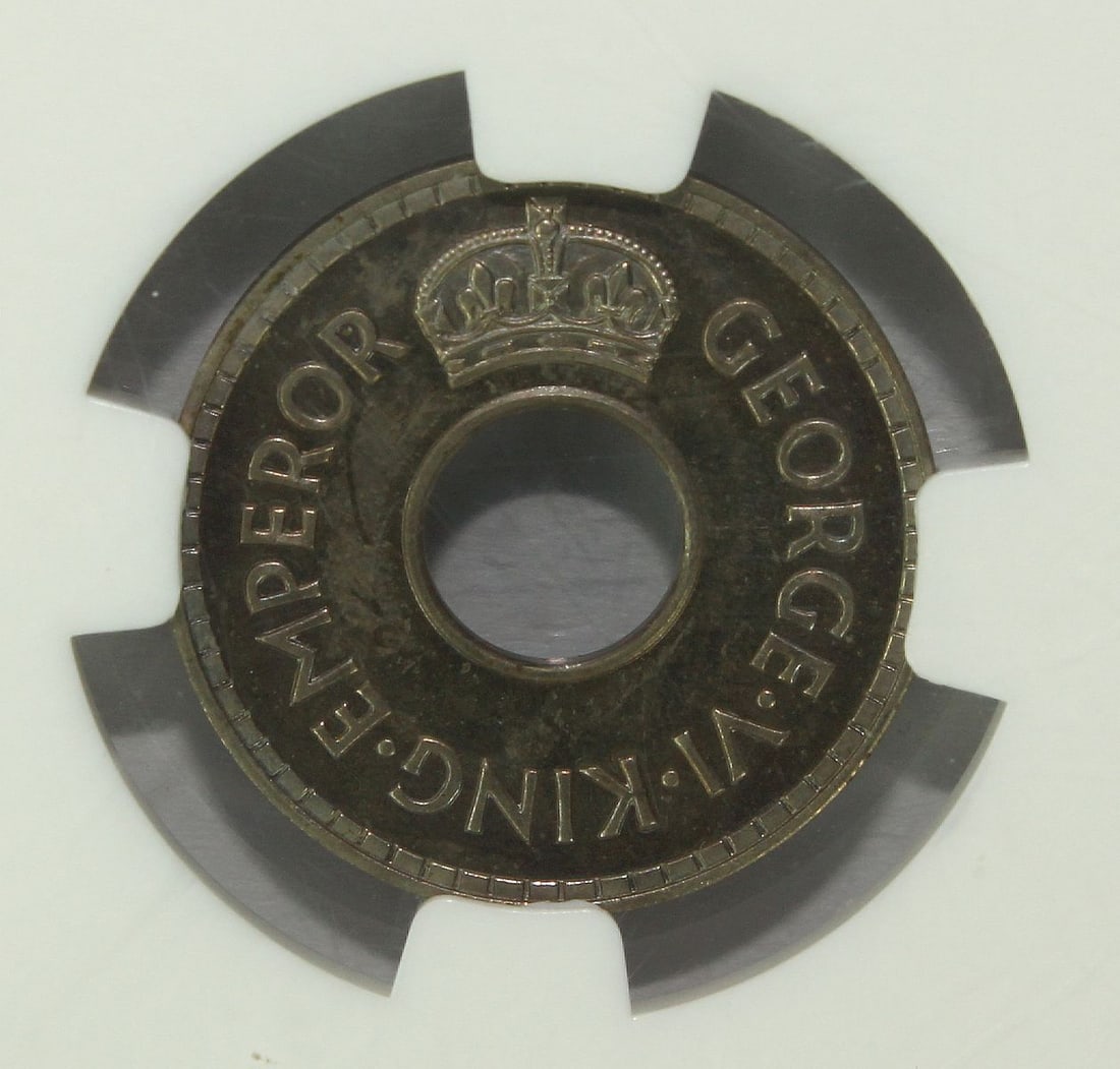 Fiji 1940 Cu-Ni Proof Halfpenny, NGC PF66 (1) - Sole highest third-party grade - 2