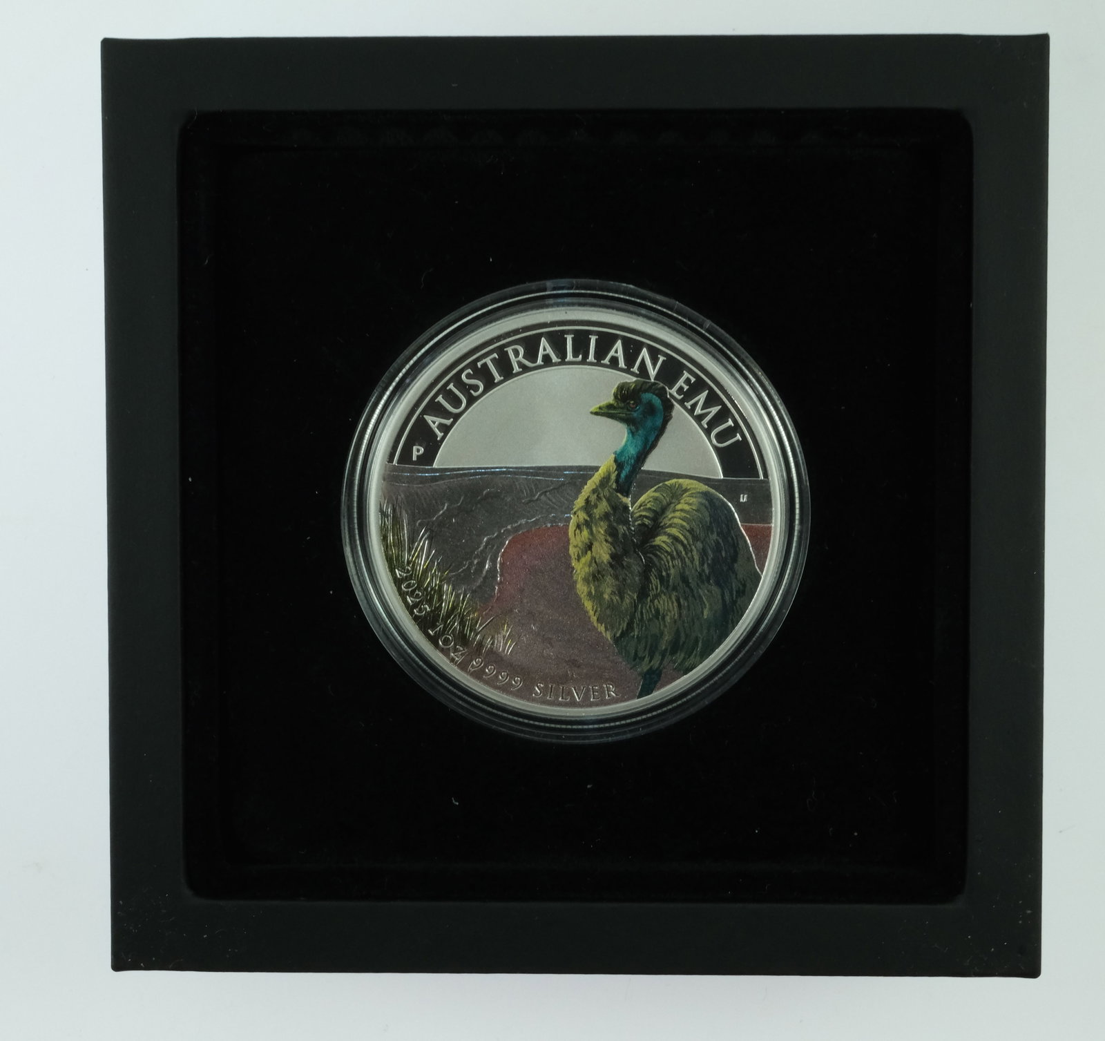 Australia 2025 'Emu' Coloured Proof Silver (999) $, FDC - 2