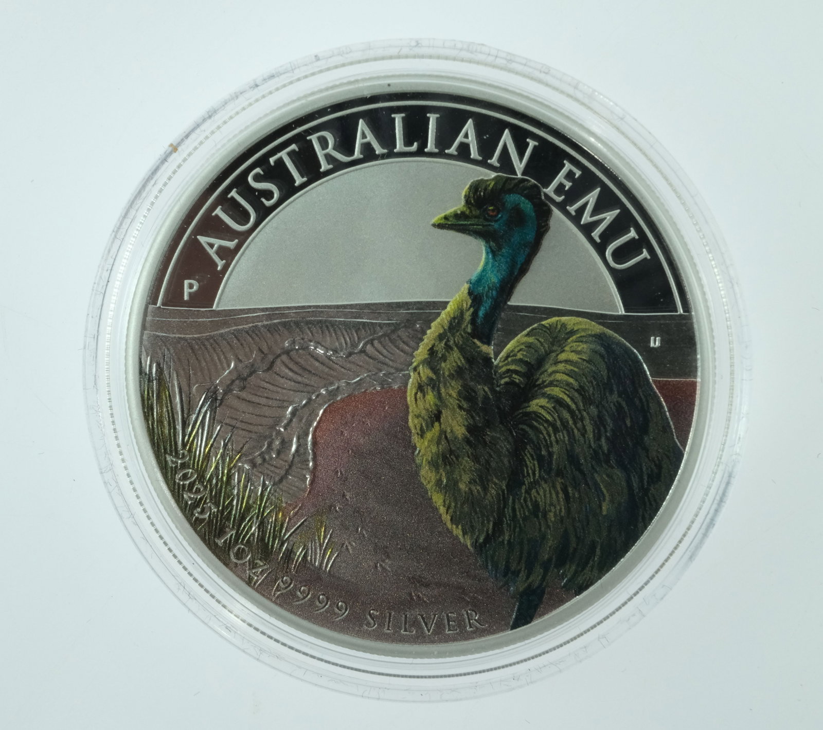 Australia 2025 'Emu' Coloured Proof Silver (999) $, FDC - 3