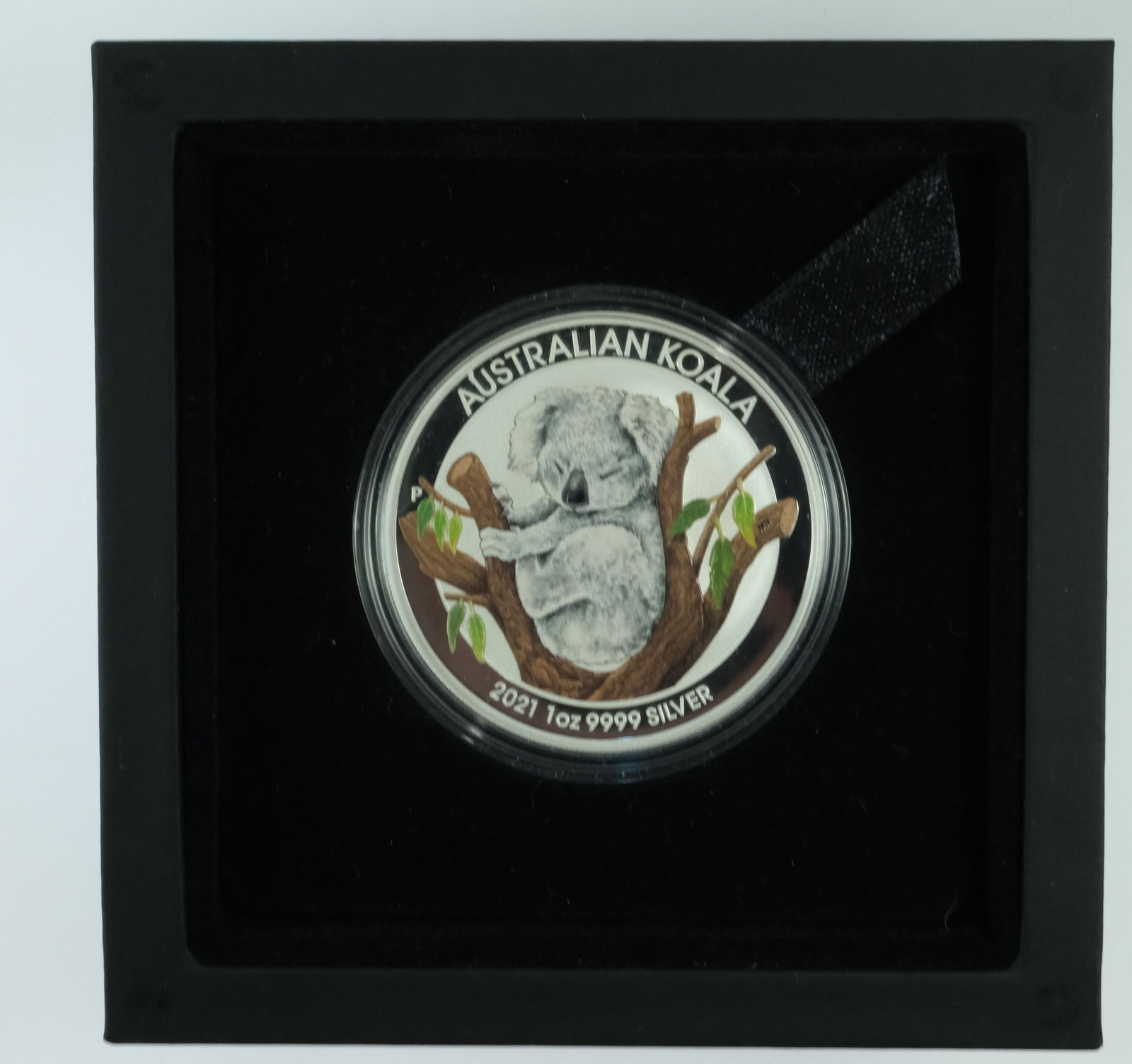 Australia 2021 'Koala' Coloured Proof Silver (999) $1, FDC - 2