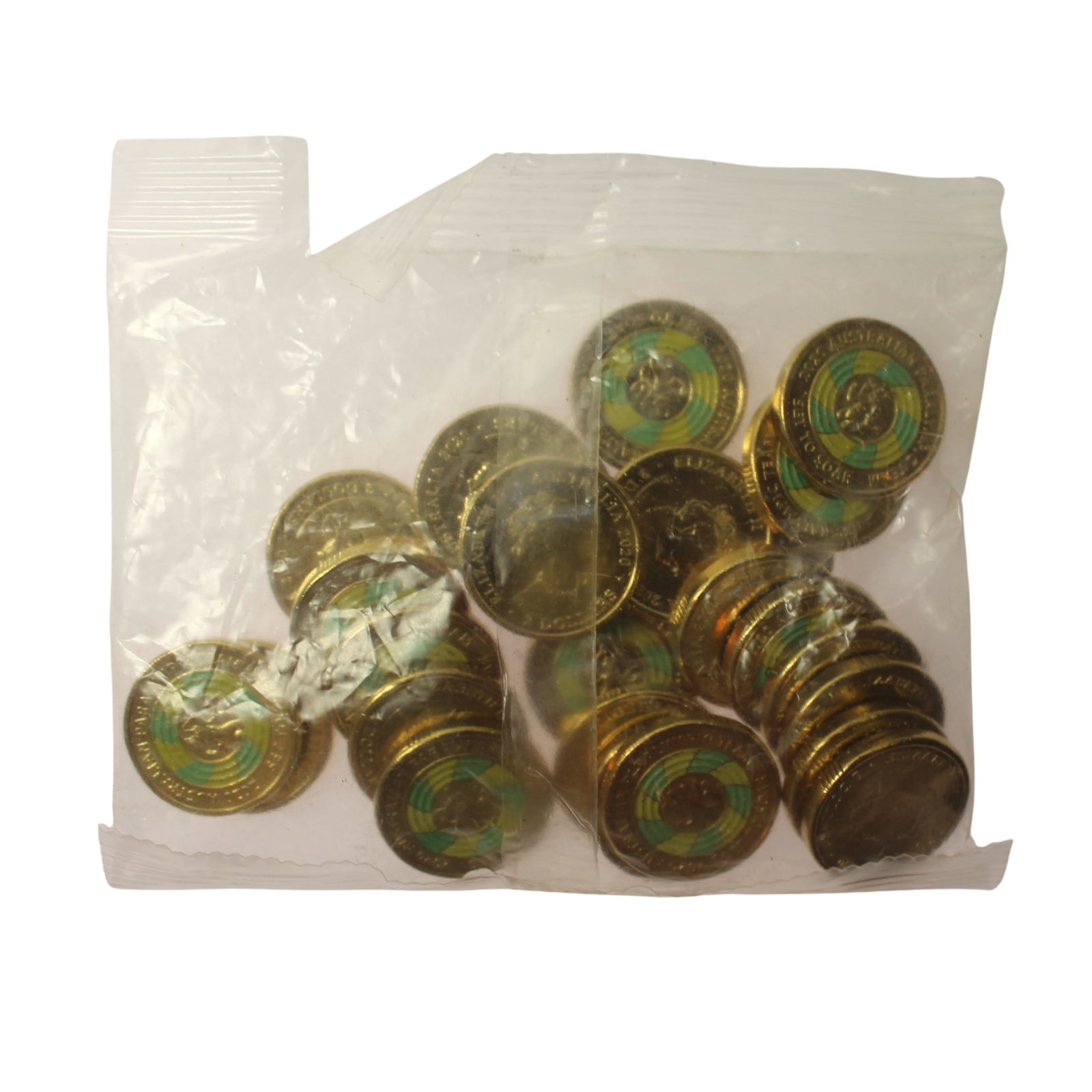 Australia 2020 'Tokyo Olympic Team - Set to Soar' Coloured Al-Br $2, Uncirculated (25 coins): Sealed Security Bag Medium Coins, Monies & Stamps Exhibited Coins, Australia & New Zealand