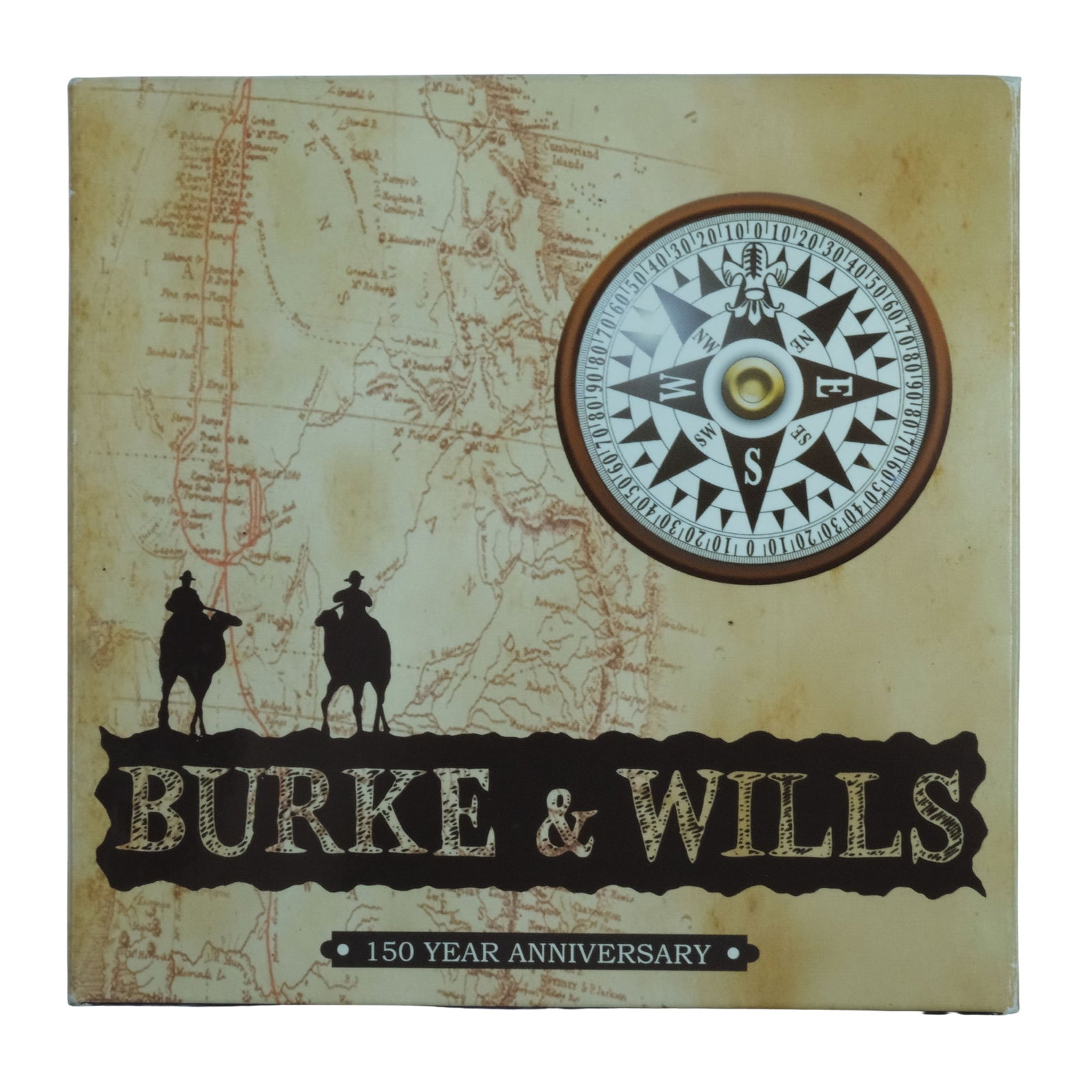 Australia 2010 'Burke & Wills' Coloured Proof Silver (999) $1, FDC - 3