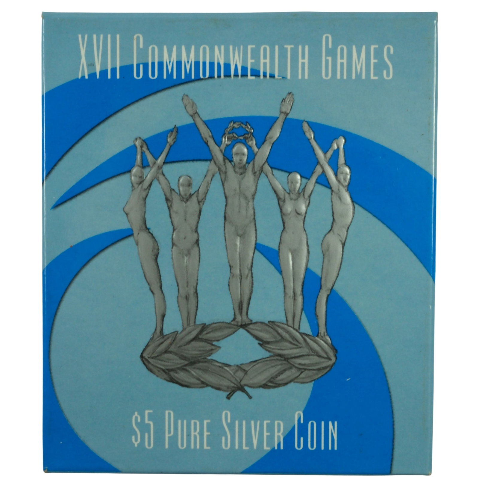 Australia 2002 'Commonwealth Games' Proof Silver (999) $5, FDC: Cert# 5,755/15,000 Size ASW 1.16 Troy oz