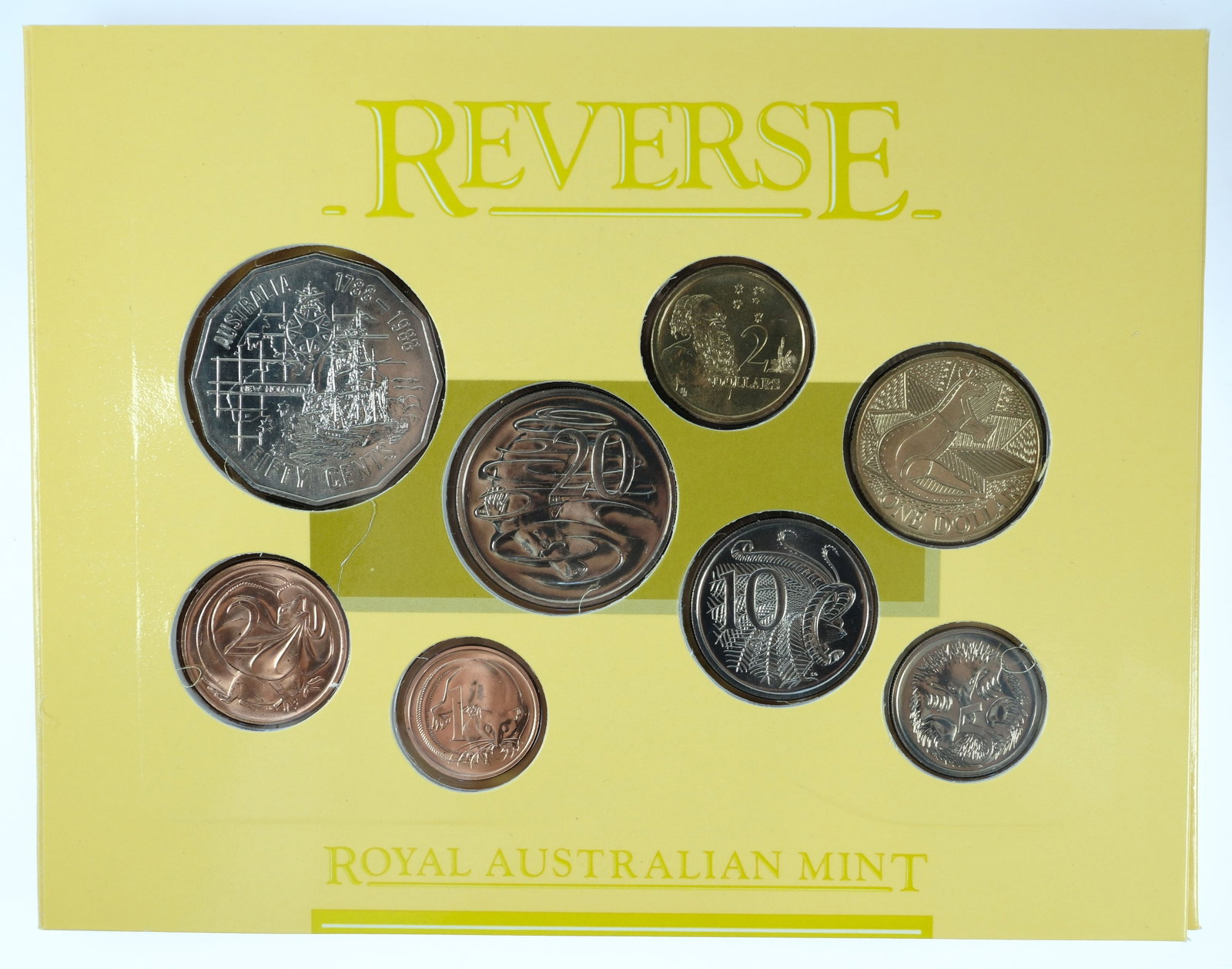 Australia 1988 'Bi-Centennial' Mint Set, Uncirculated (8 coins) - 2