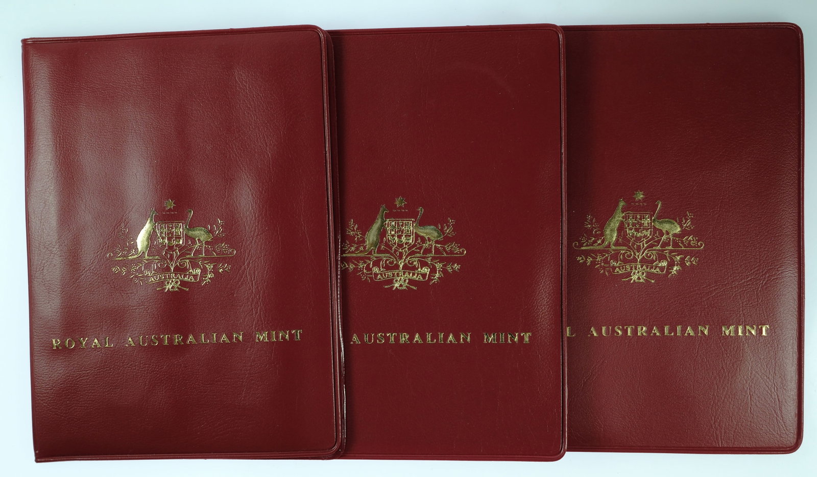 Australia 1981 Mint Sets (3), Uncirculated - 2