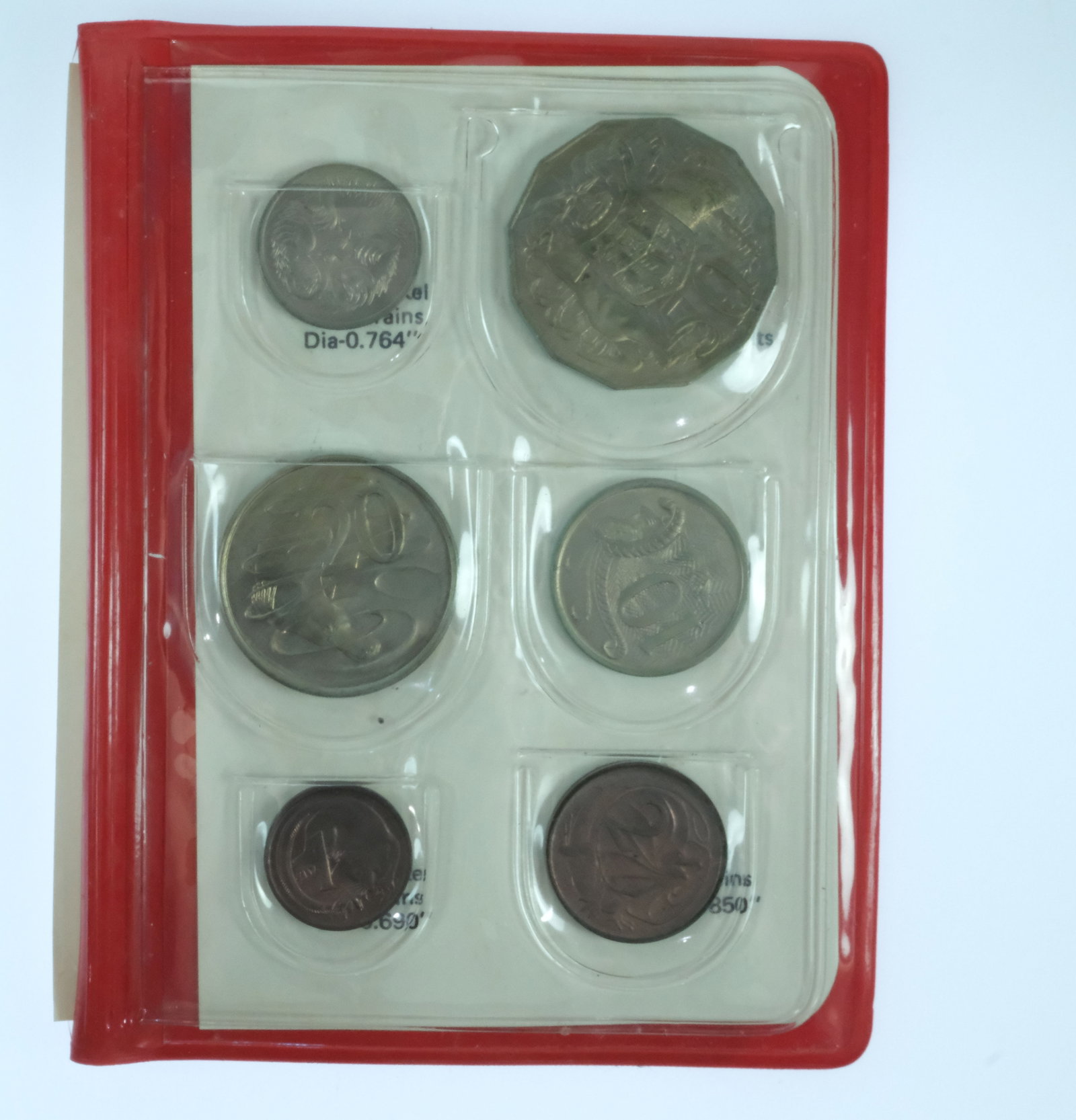 Australia 1974 Mint Set (6 Coins), Uncirculated - 2