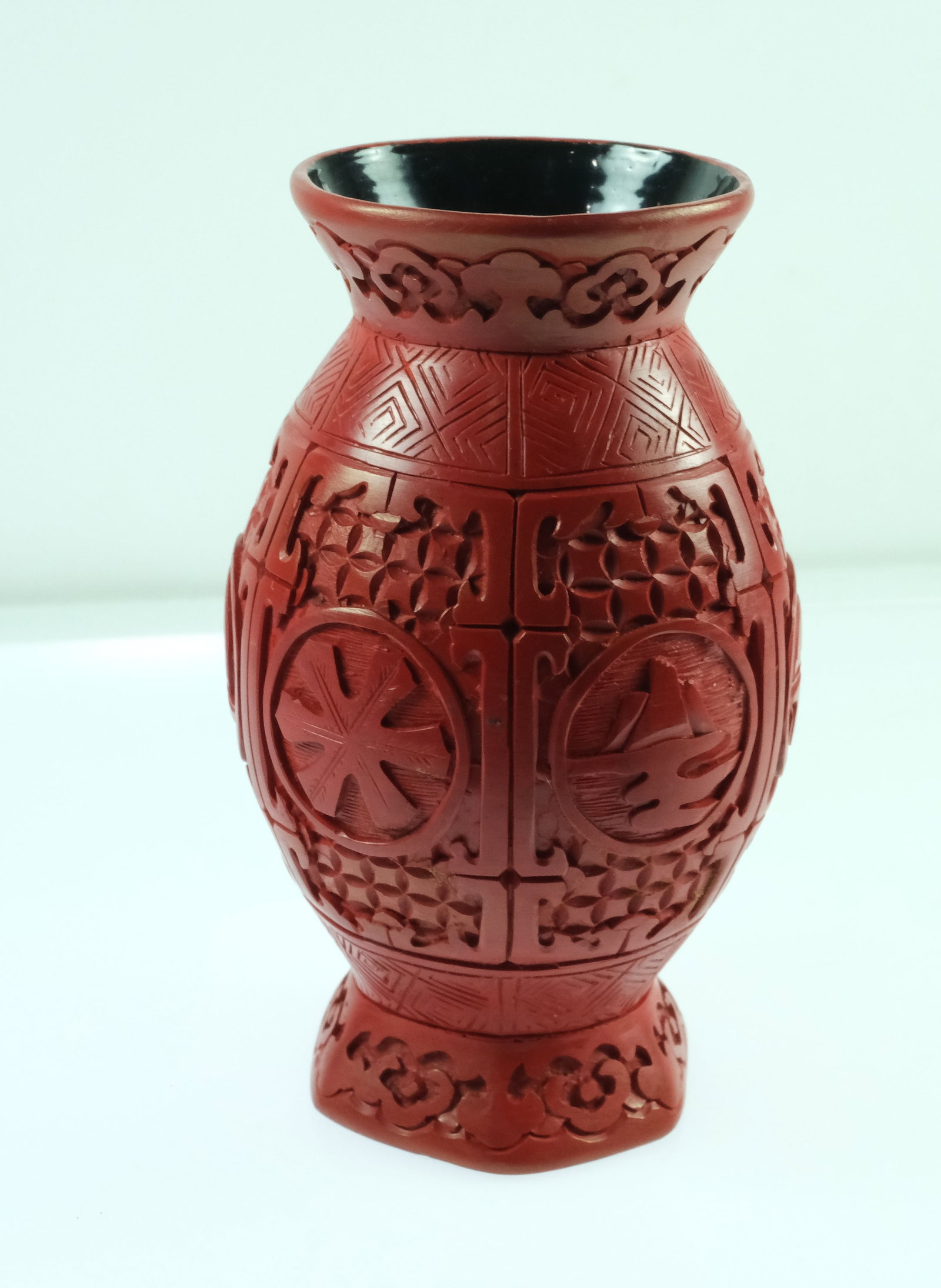 Chinese Cinnabar Ornaments (3 items) - 8