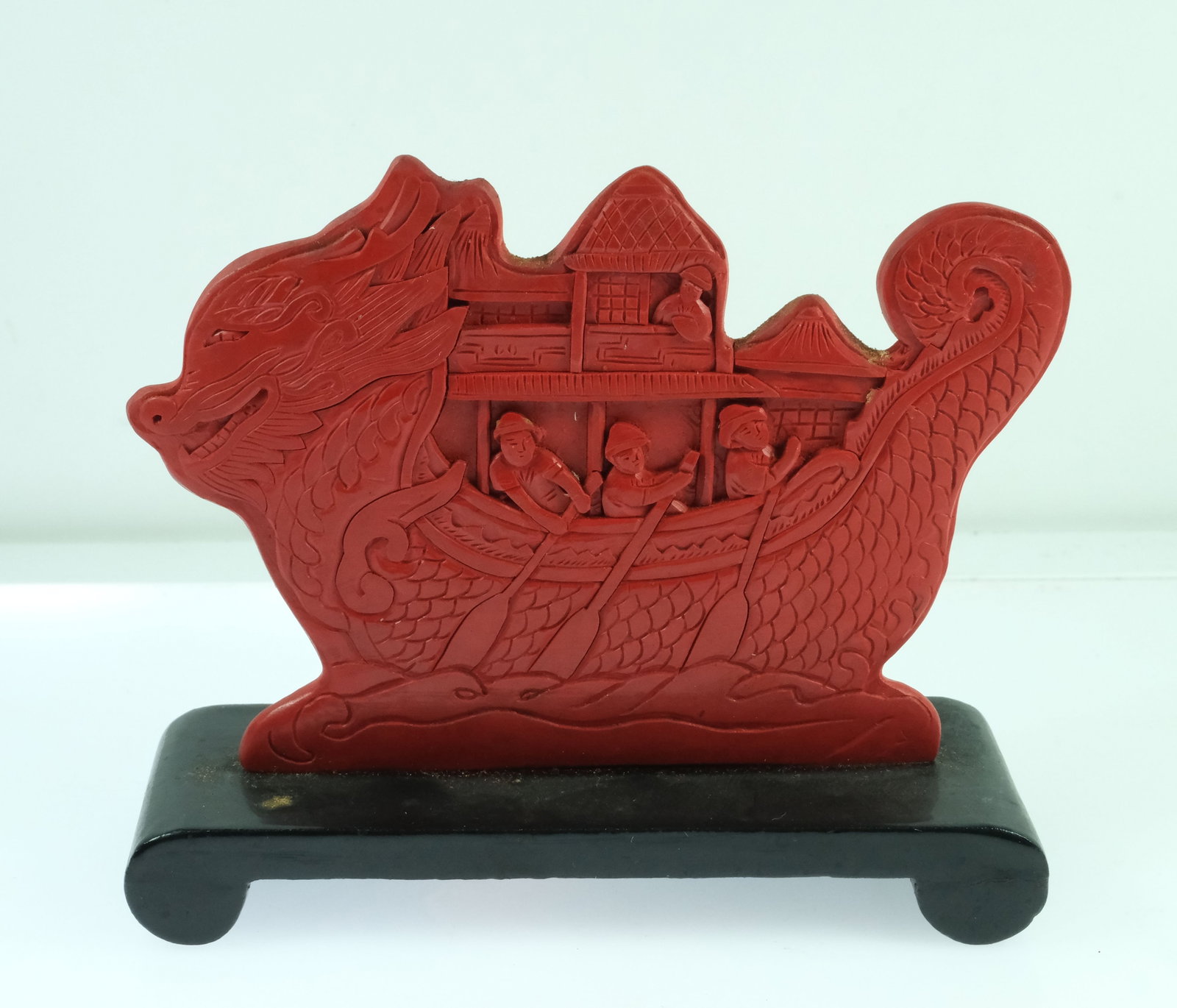 Chinese Cinnabar Ornaments (3 items) - 2