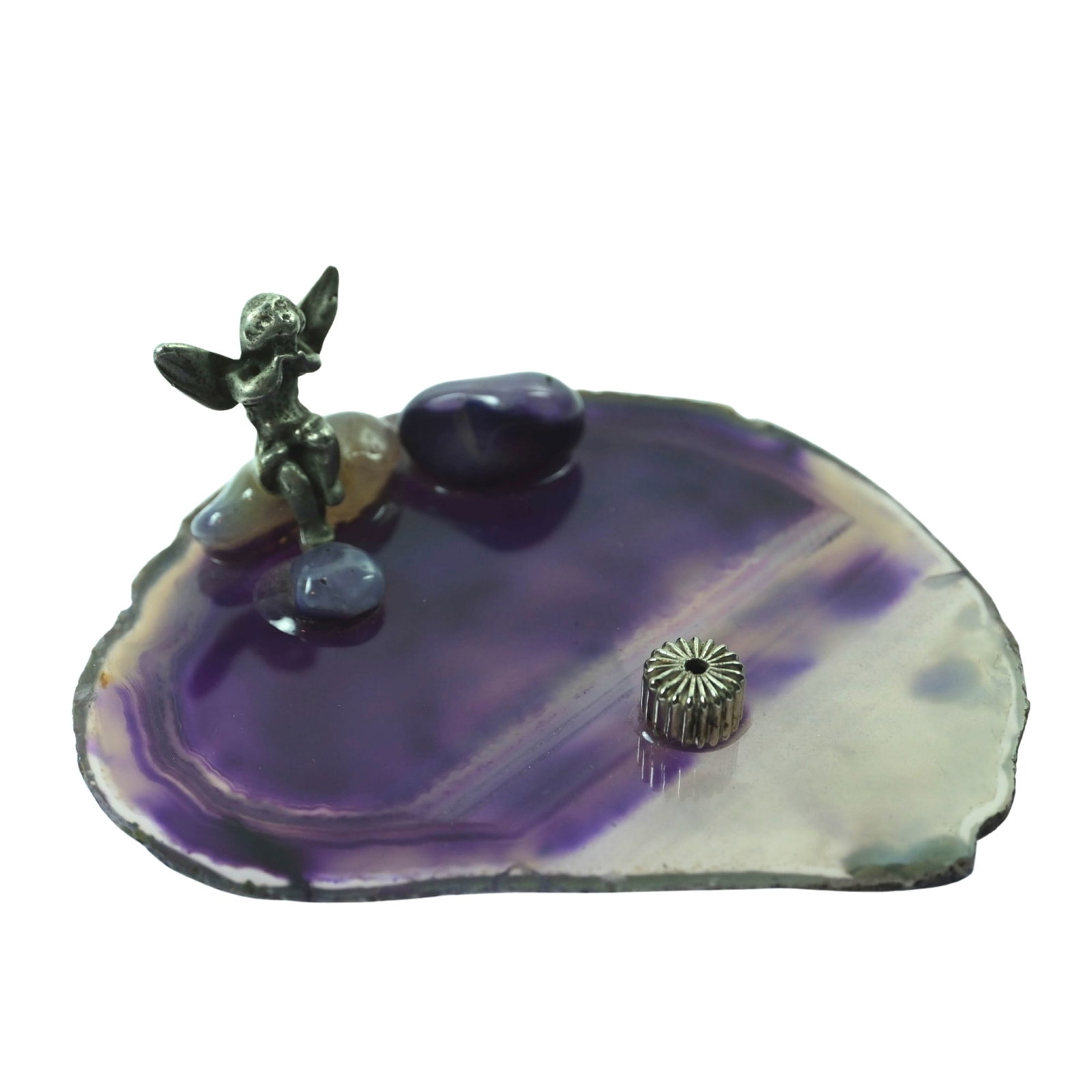 Winged-Cherub atop an Amethyst Base (1 of 4)