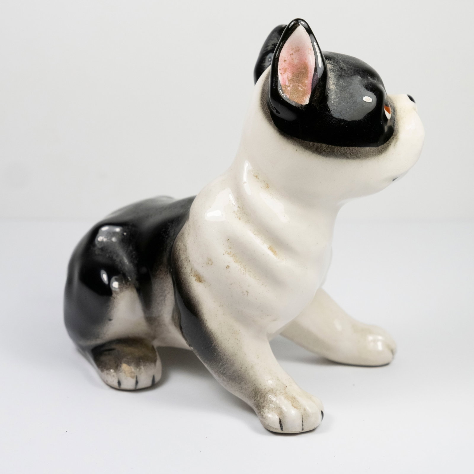Small Porcelain French Bulldog Figurine - 2
