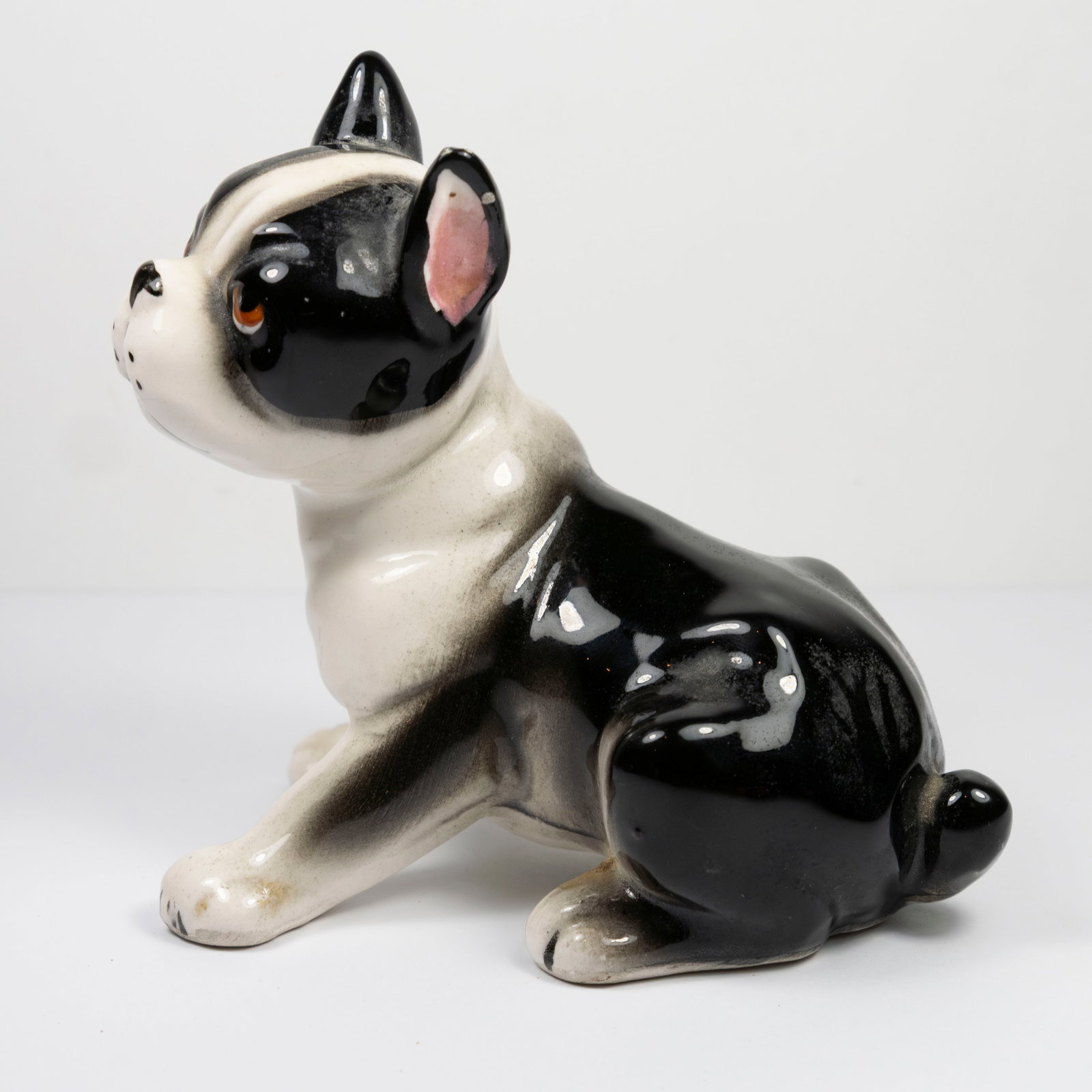Small Porcelain French Bulldog Figurine - 4