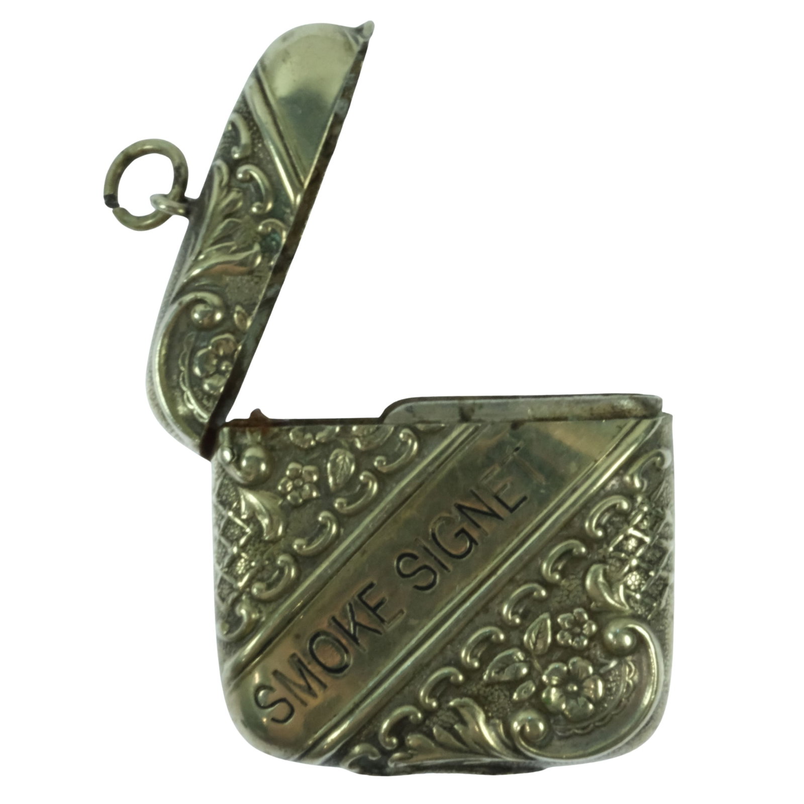 Vintage Vesta in Cu-NI engraved 'Smoke Signet': Used