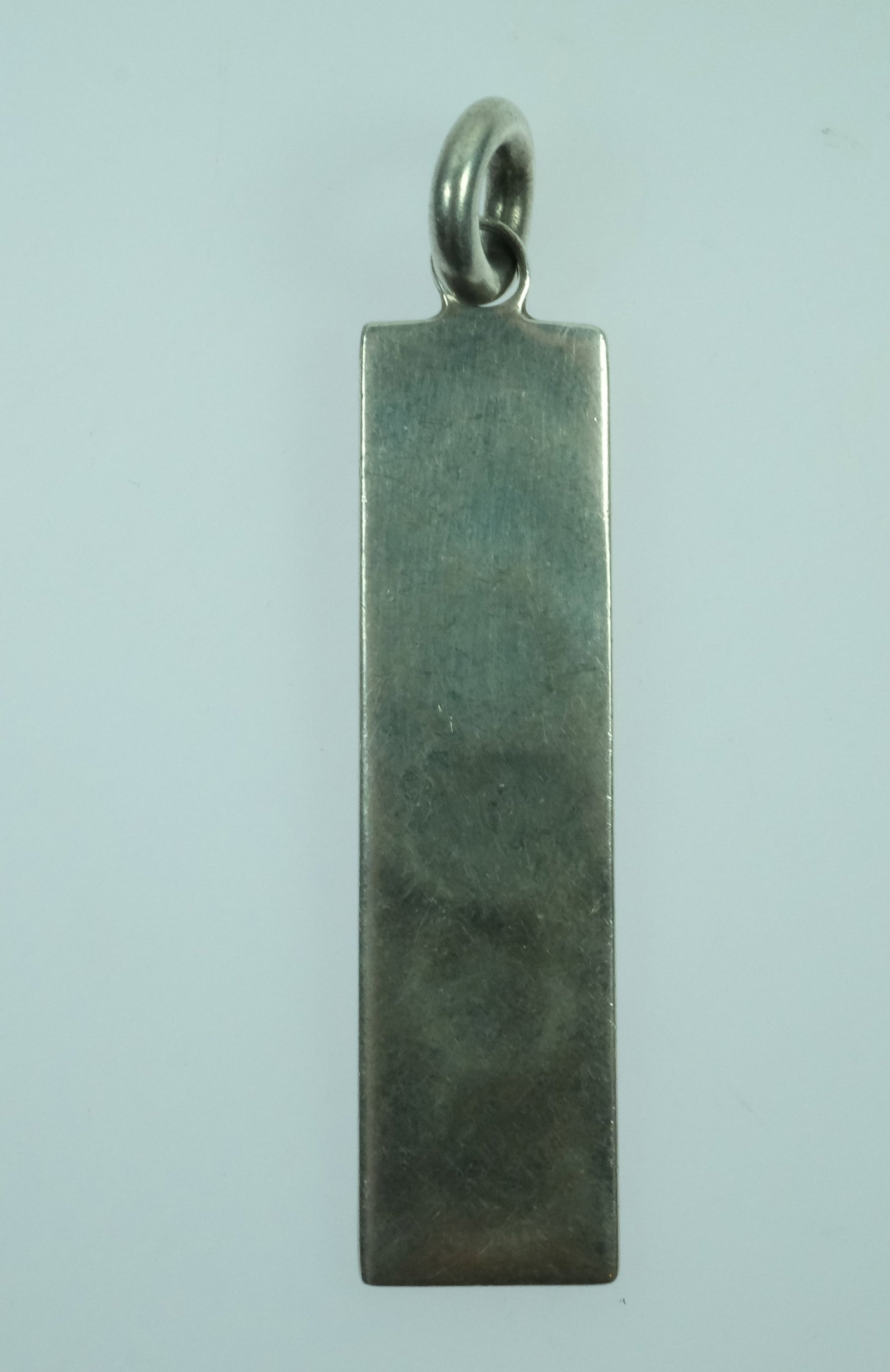 Sterling (925) Silver Ingot Pendant - 2