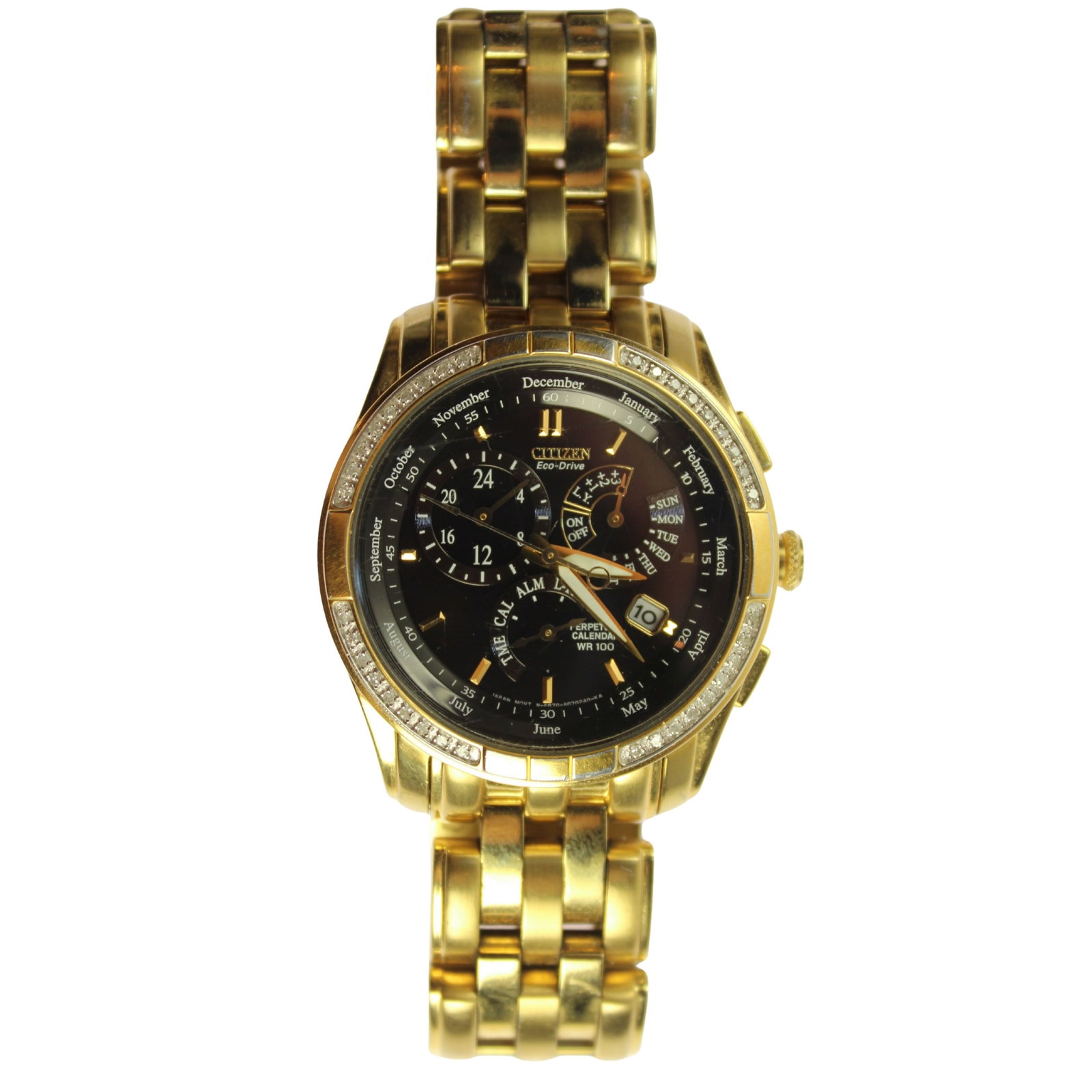 Citizen Men's Eco-Drive Wrist Watch Model BL8. Cal.no E87: Lightly used & comes with Original Manual Size . Condition Working Medium Watches
