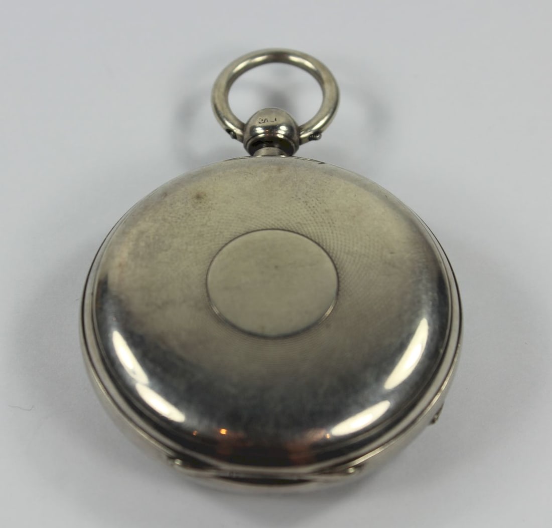 Antique Sterling (925) Silver Pocket Watch Dial labelled 'John Pyper, Belfast' - 3