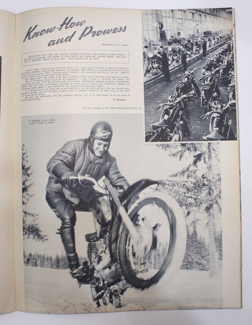 1956 Soviet Union Illustrated Monthly Magazines (10 items) - 7