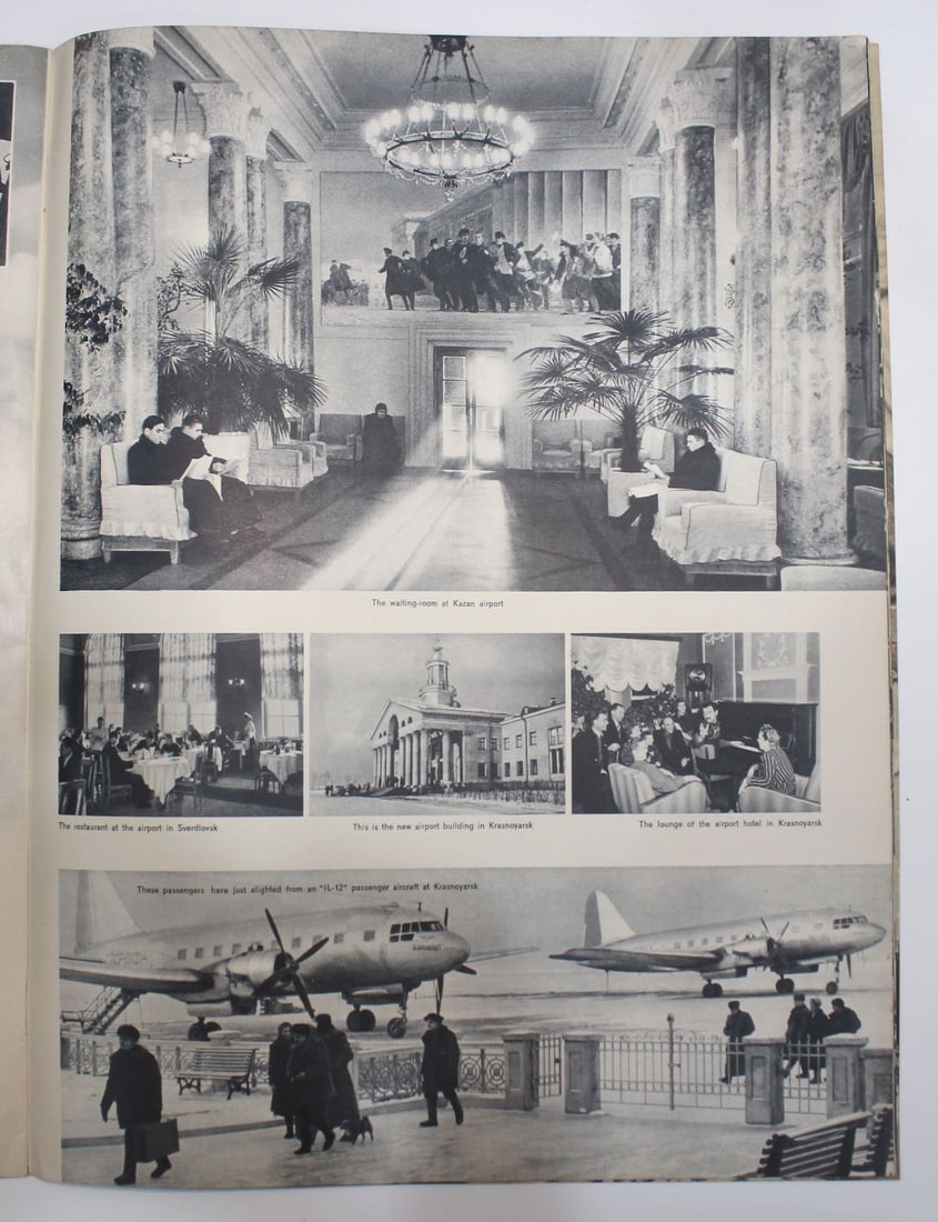 1955 Soviet Union Illustrated Monthly Magazines (7 items) - 3