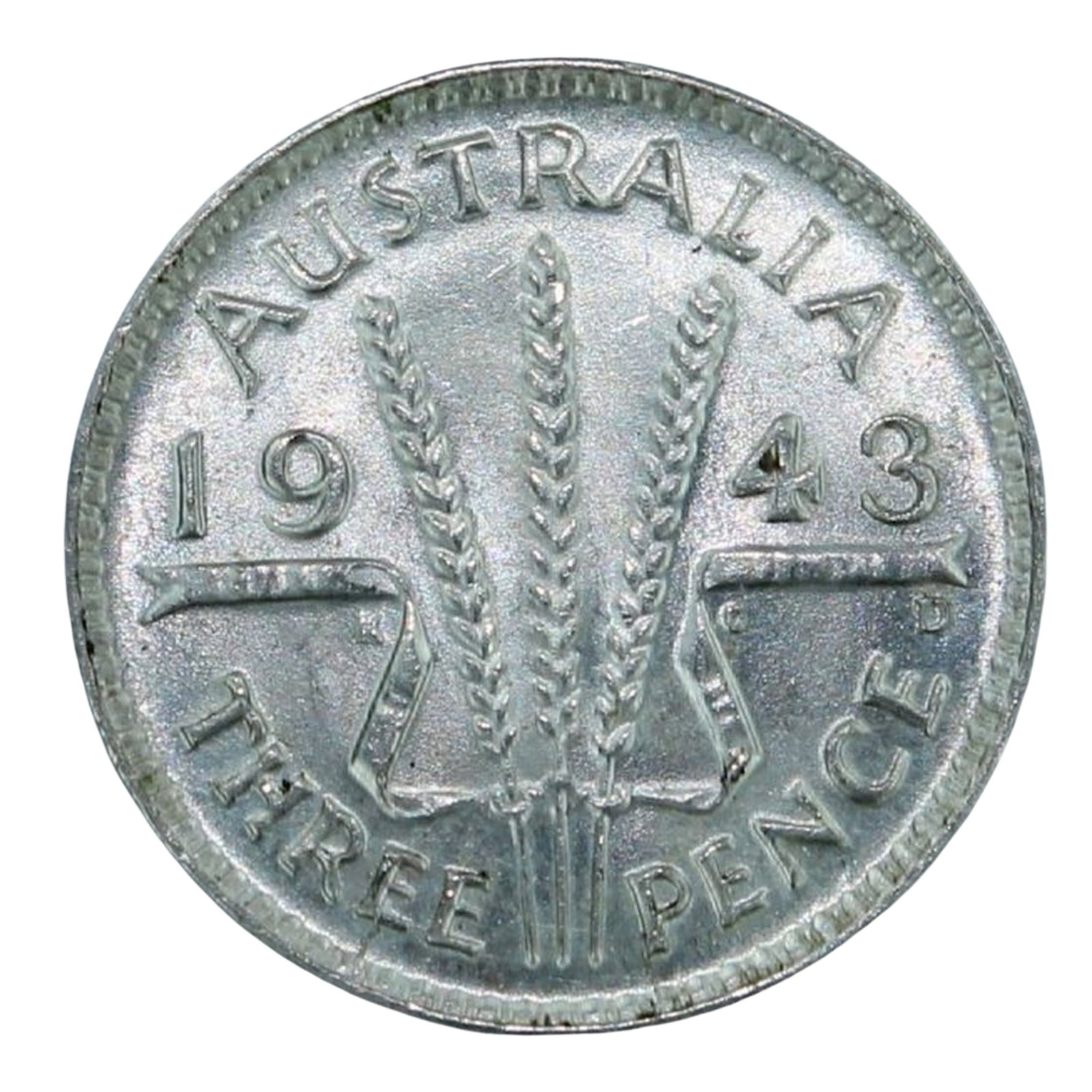 Australia 1943 D 3d Gem Uncirculated: Denver Mint Medium Coins, Monies & Stamps Exhibited Coins, Australia & New Zealand