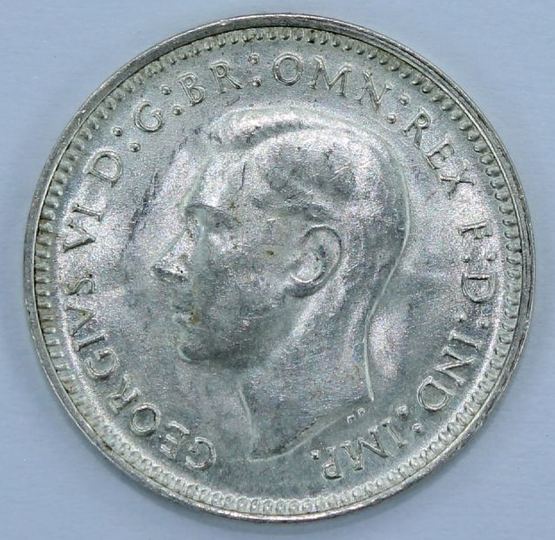 Australia 1943 D 3d Gem Uncirculated - 2