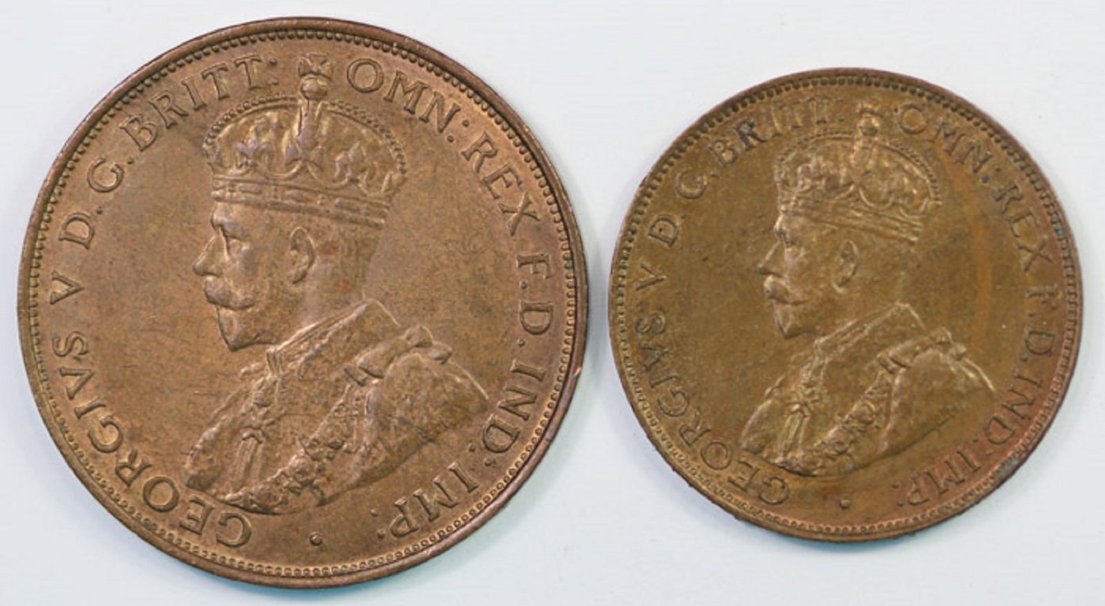 Australia 1935 Halfpenny & Penny, Choice Uncirculated (2 coins) - 2
