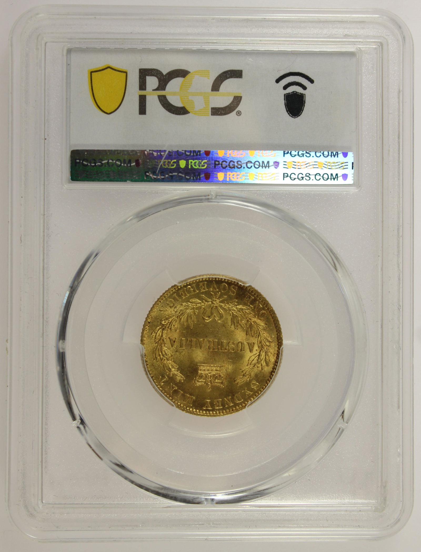 Australia 1864 'Sydney Mint' Sovereign, PCGS MS63 - 2
