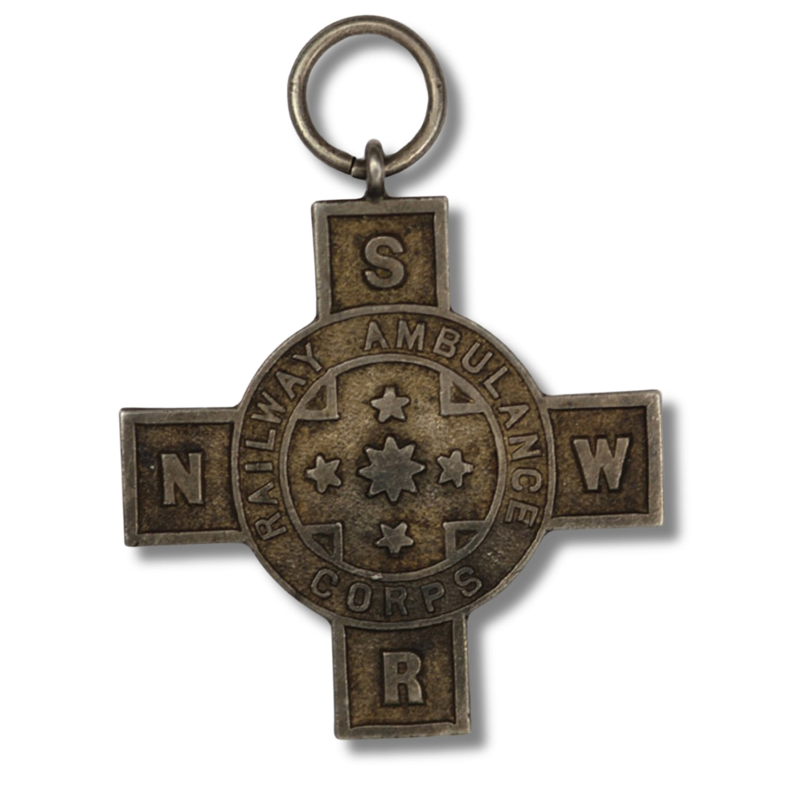 Australia NSW Railway Ambulance Corps 1922 Silver (925) Efficiency Medal, Extremely Fine: Inscribed "G Hund" Passed 1922 Size 36.5x36.5mm Medium Coins, Monies & Stamps Exhibited Medals & Medallions