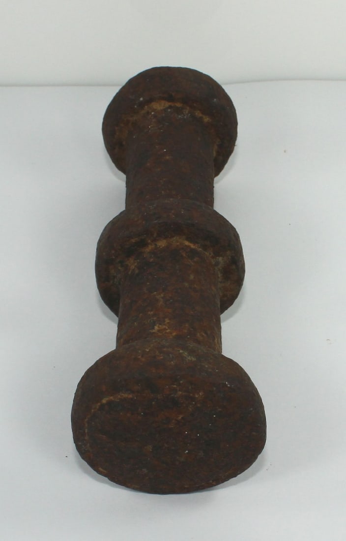 Chinese Antique Cast Iron Temple Cannon - 3