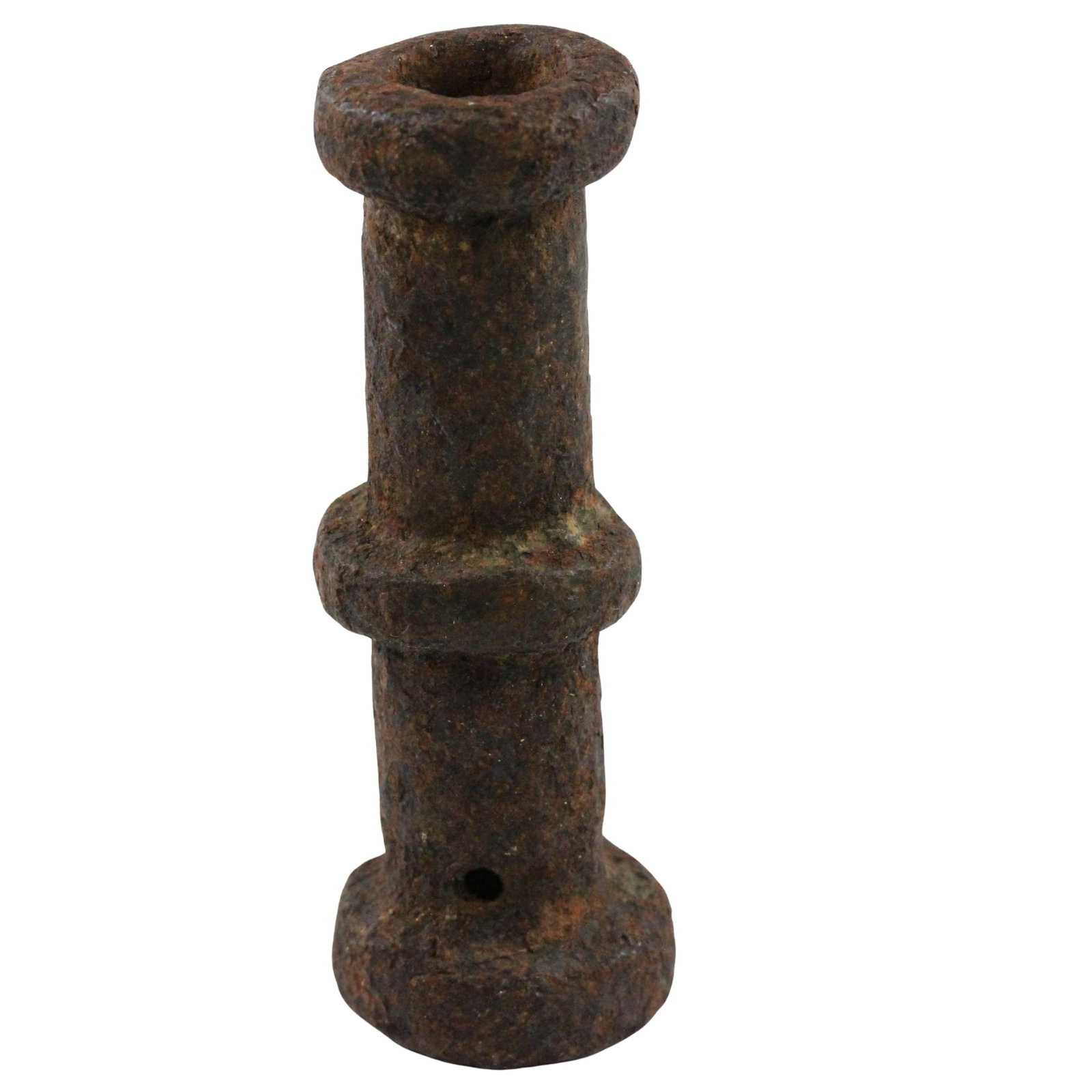 Chinese Antique Cast Iron Temple Cannon: Ming Dynasty Size Length 10.2cms Medium Chinese Exhibited General