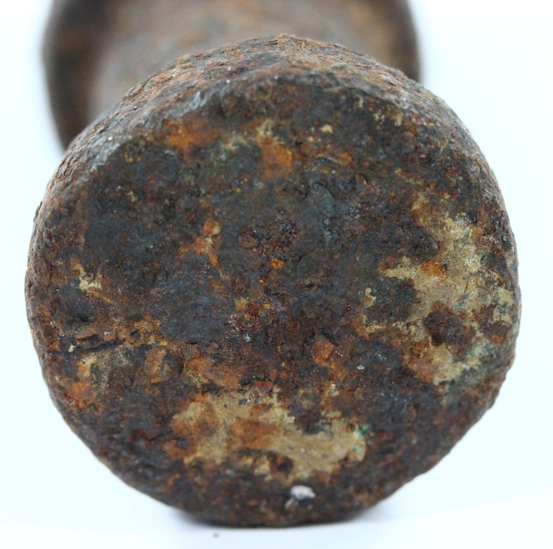 Chinese Antique Cast Iron Temple Cannon - 2