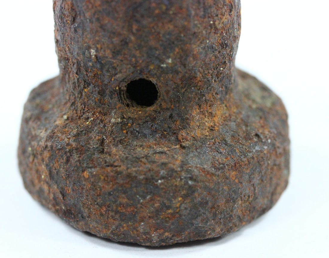 Chinese Antique Cast Iron Temple Cannon - 3