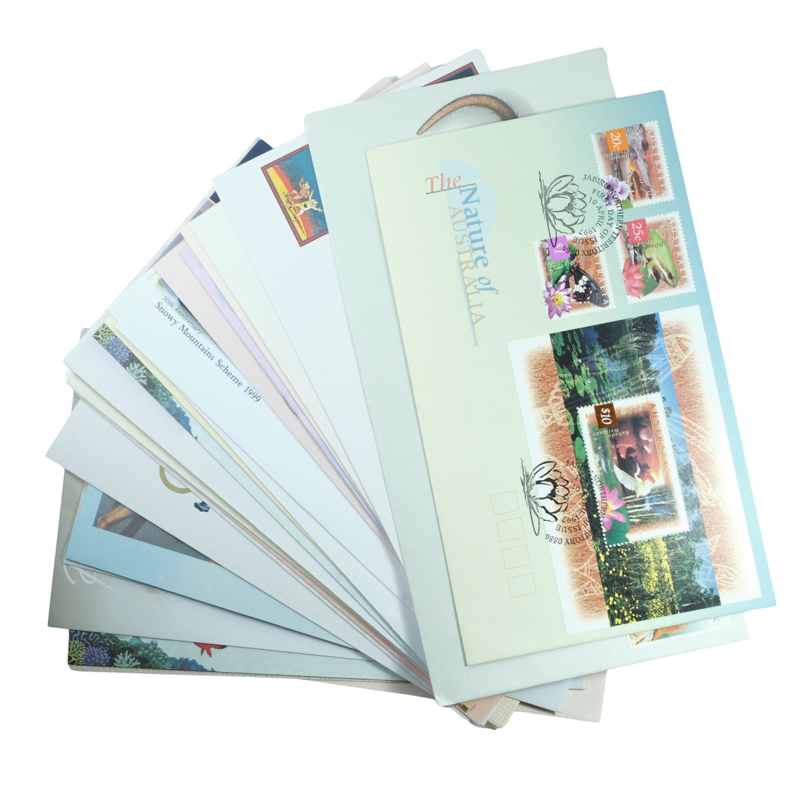 Australia c.1990's First Day Covers, as issued (25 items), Mint Condition: No Duplication Medium Coins, Monies & Stamps