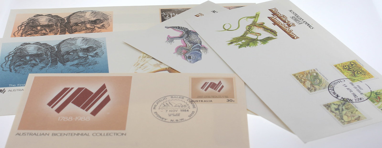 Australia 1980's First Day Covers, as issued (25 items) - 2