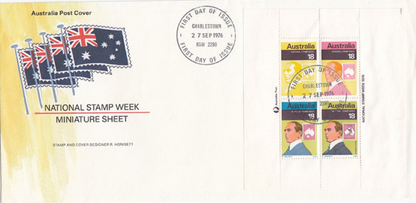 Australia 1976 'National Stamp Week' Stamp issues (6 items) - 4