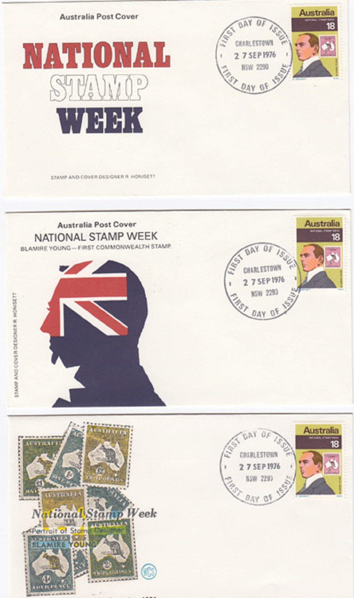 Australia 1976 'National Stamp Week' Stamp issues (6 items) - 5