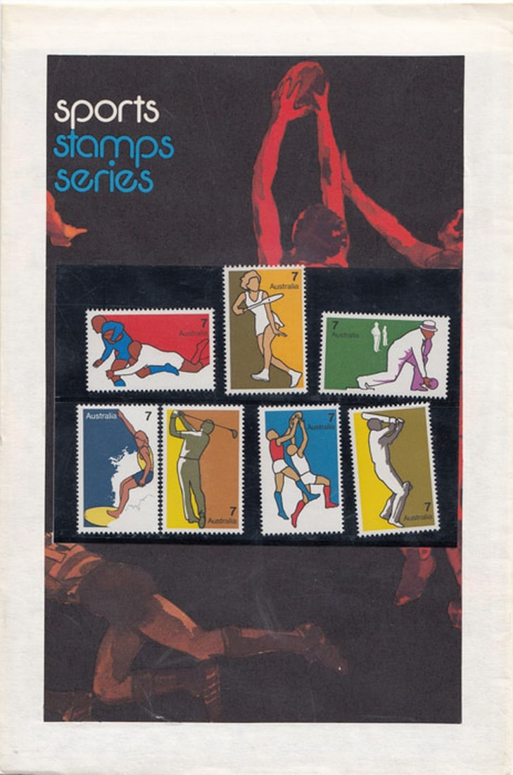 Australia 1974 'Non-Olympic Sports' Stamp issues (5 items) - 2