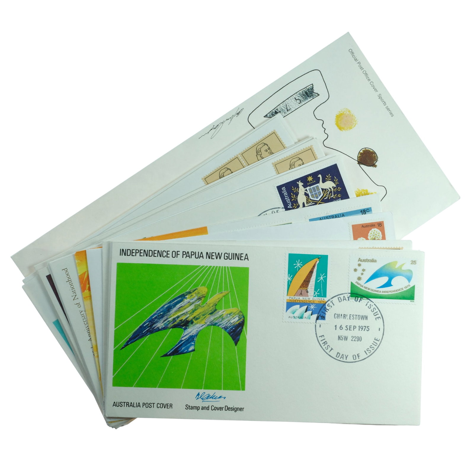 Australia 1970's First Day Covers, as issued (15 items): No Duplication Medium Coins, Monies & Stamps