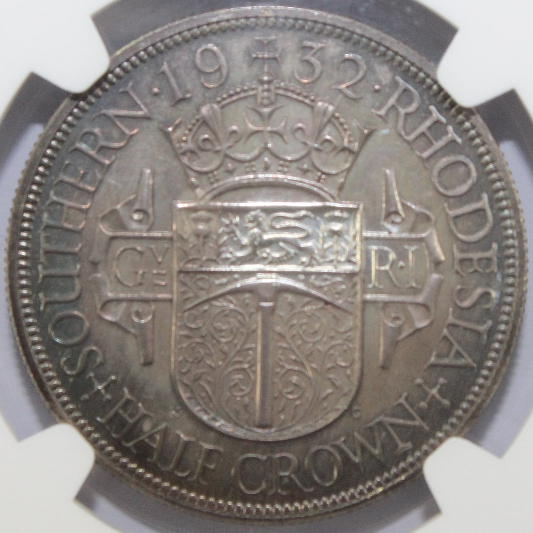 Southern Rhodesia 1932 Silver Proof Set FDC (5 coins) - 2