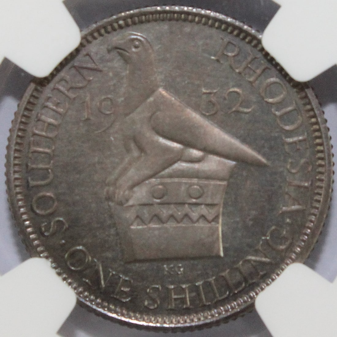 Southern Rhodesia 1932 Silver Proof Set FDC (5 coins) - 3