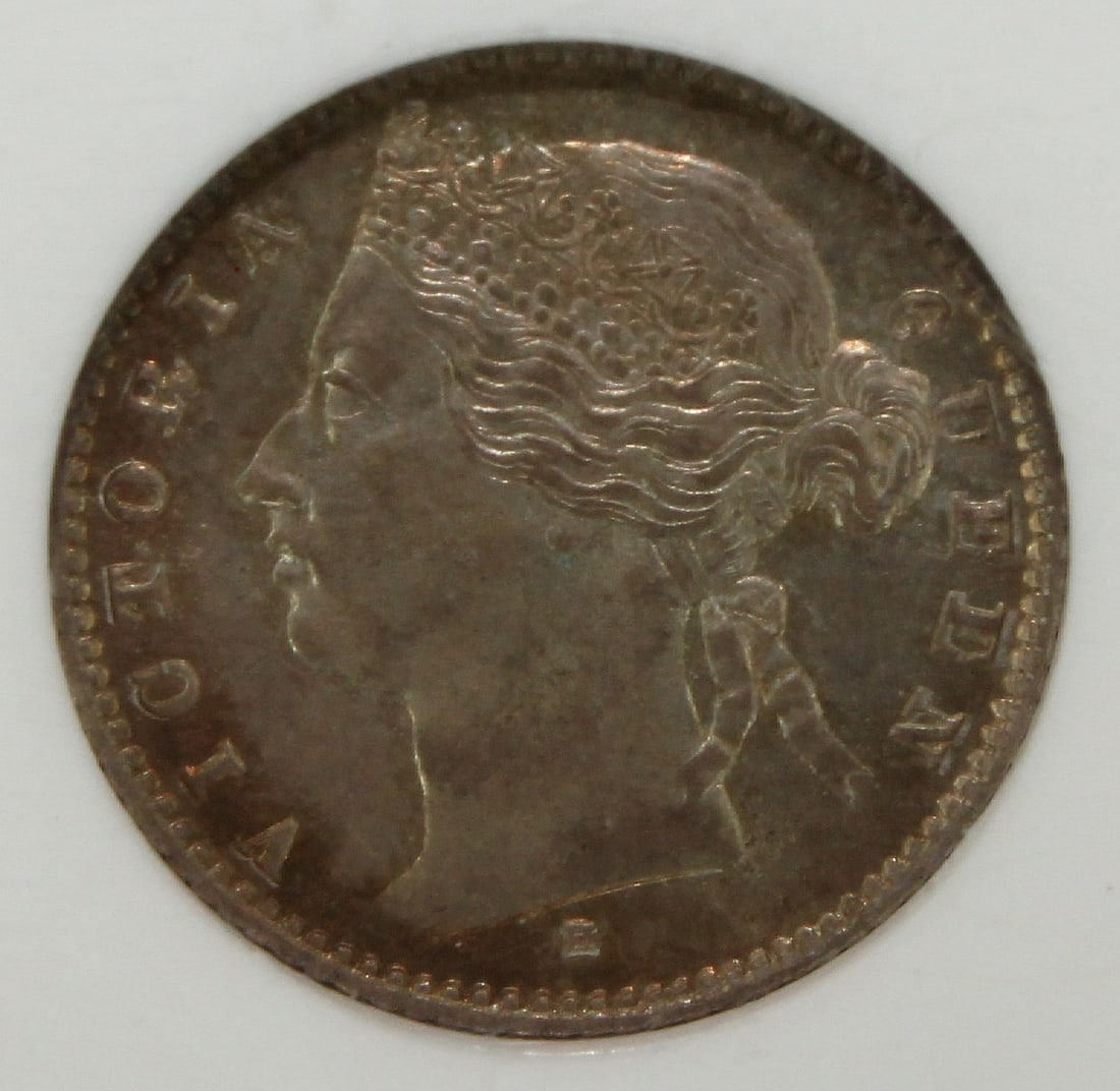 Mauritius 1877 H 20 Cent, NGC PF66 (Pop 5) - 2