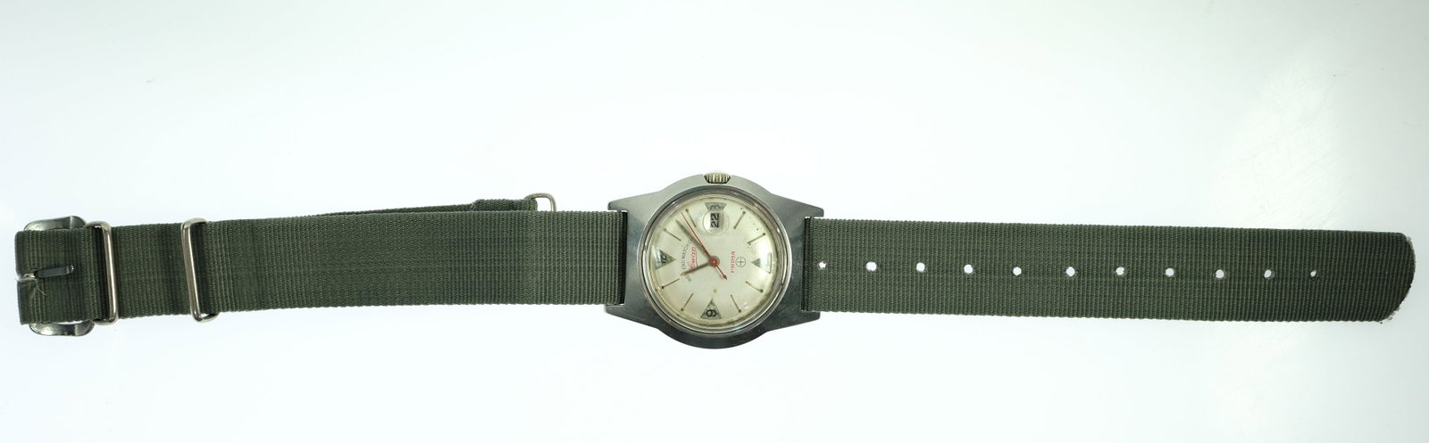 Vintage Men's West End Watch Co 'Lowan - Prima' Wristwatch with Silver Case & Dial - 2