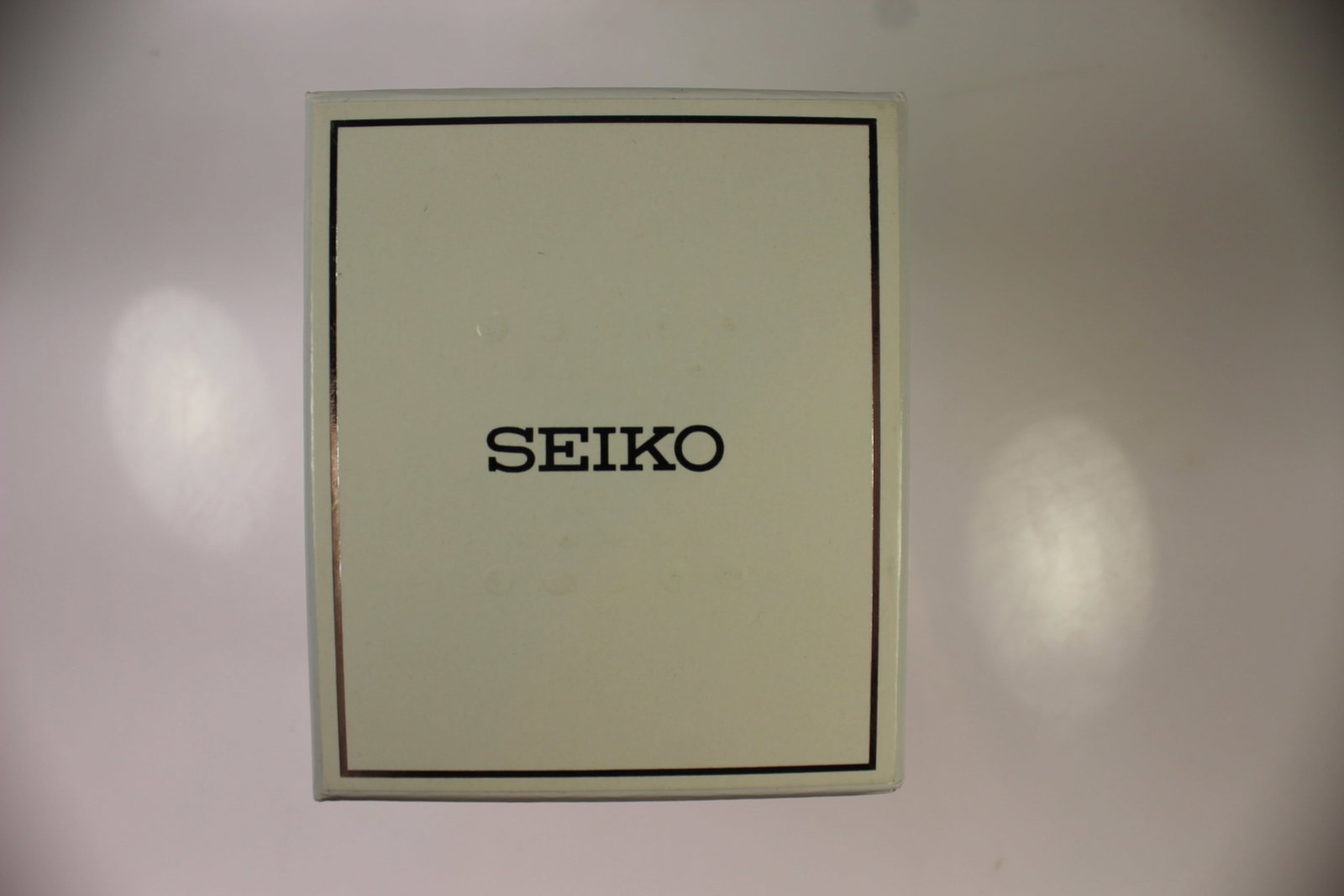 Modern Men's Seiko Dress Wristwatch with Silver Case & Blue Dial - NEW IN BOX - 4