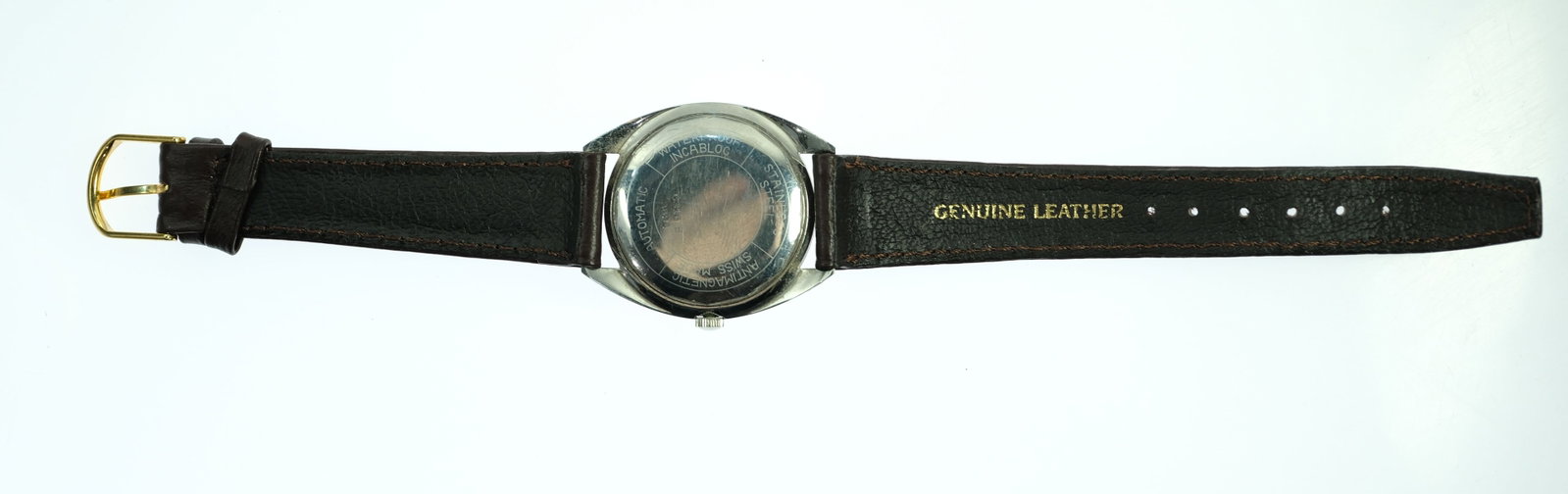 Vintage Men's Onsa Wristwatch with Silver Case & Dial - 3