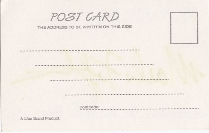 Martin Fitzwater (U.S.A.) signature on card - 2
