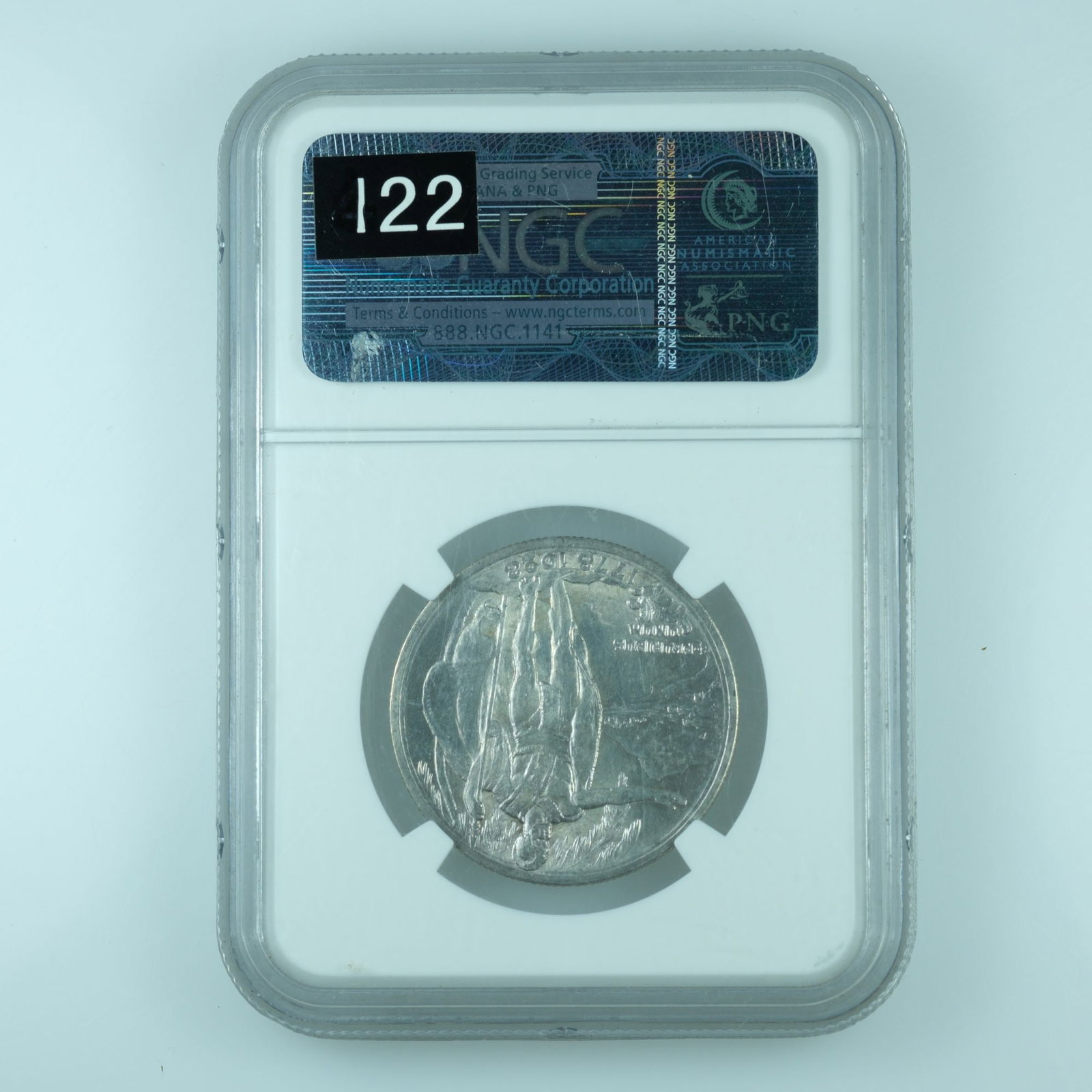 U.S.A. 1928 'Hawaii' Silver (900) 50 Cent, NGC MS62 (looks better) - 2