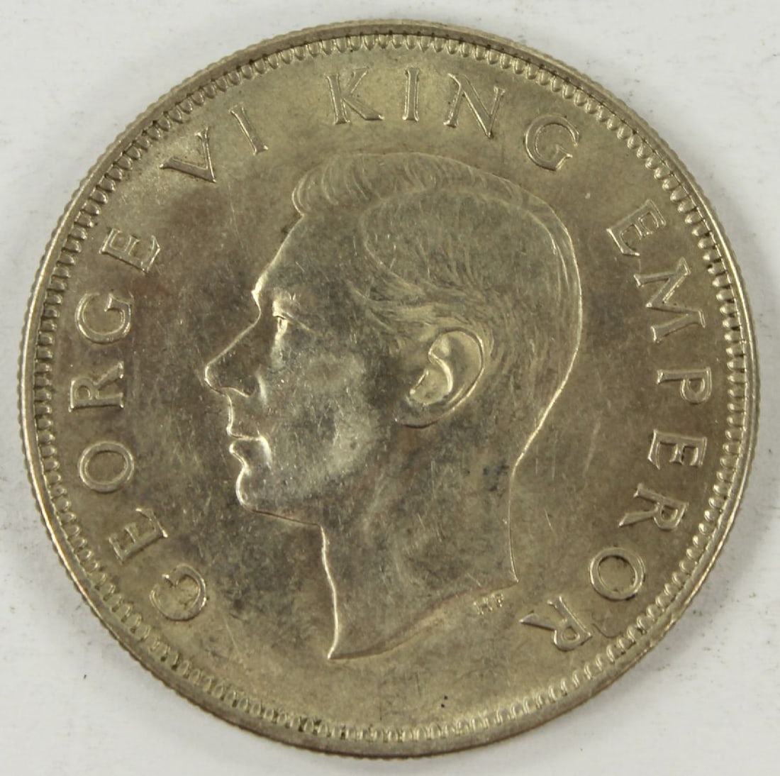 New Zealand 1945 Silver (500) Halfcrown, virtually Uncirculated - 2